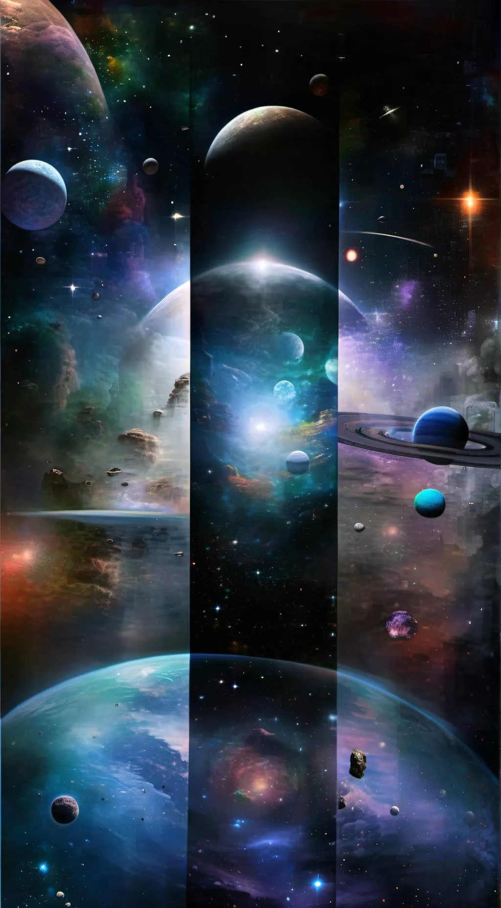 ai character: Cosmic Leader  background