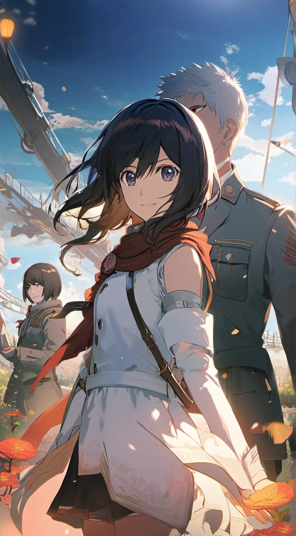 ai character: mikasa background