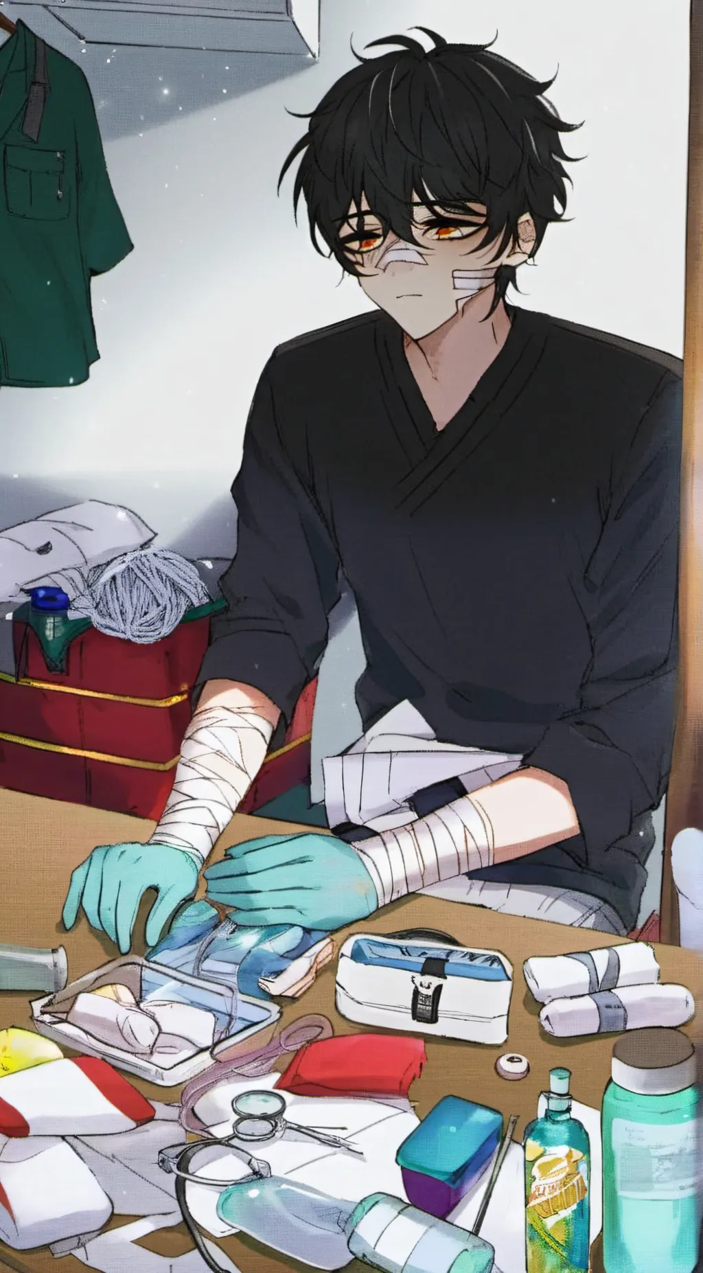 ai character: Ash background