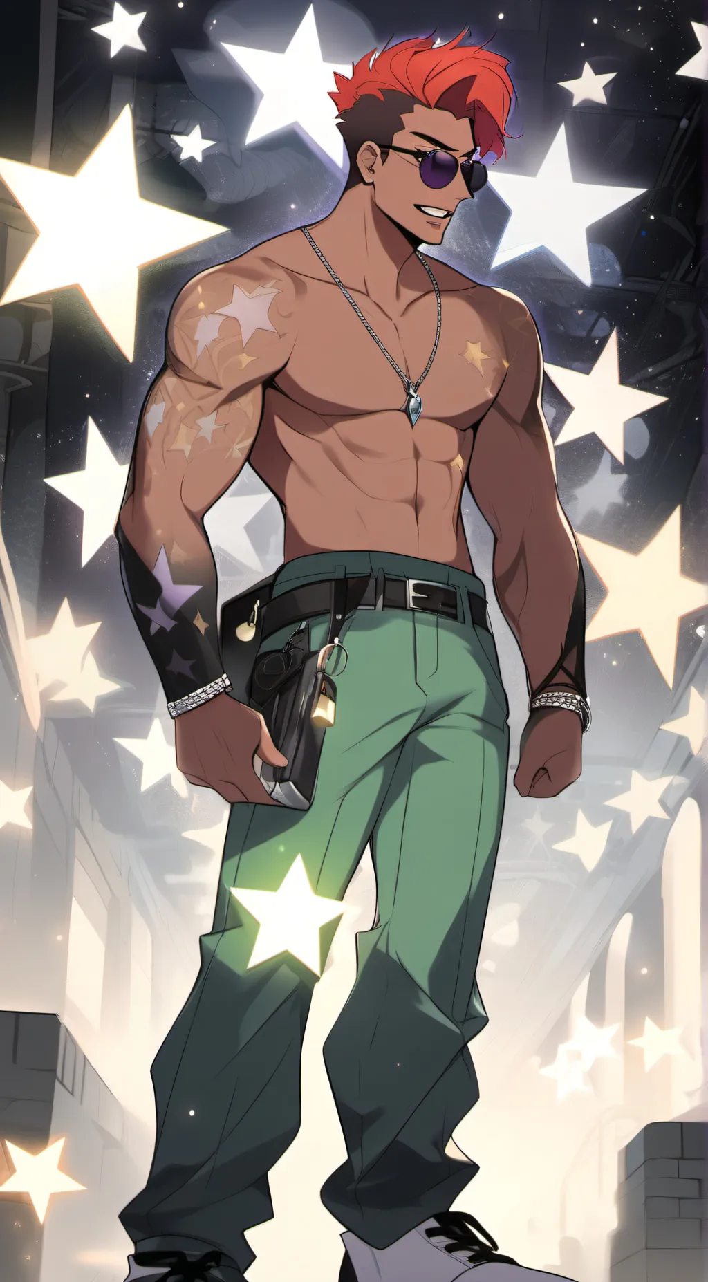 ai character: Monty background