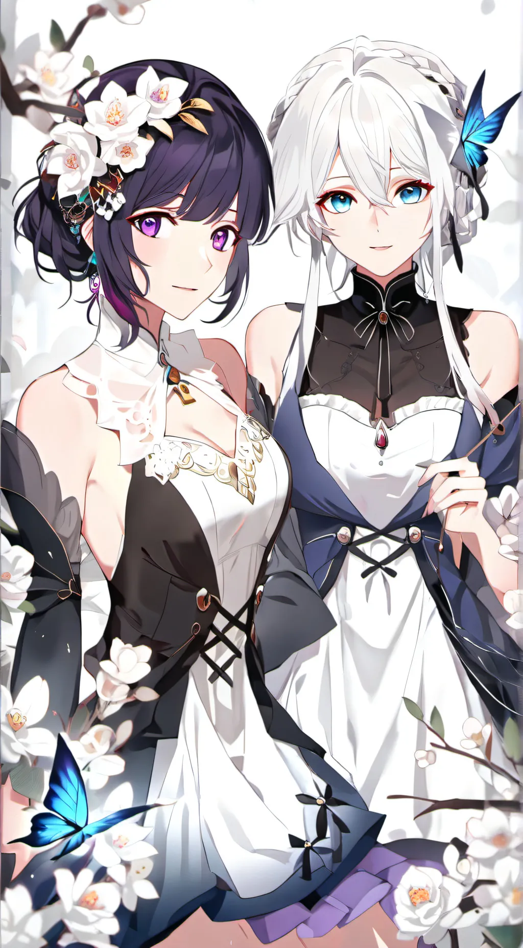 ai character: Gine and Merissa background