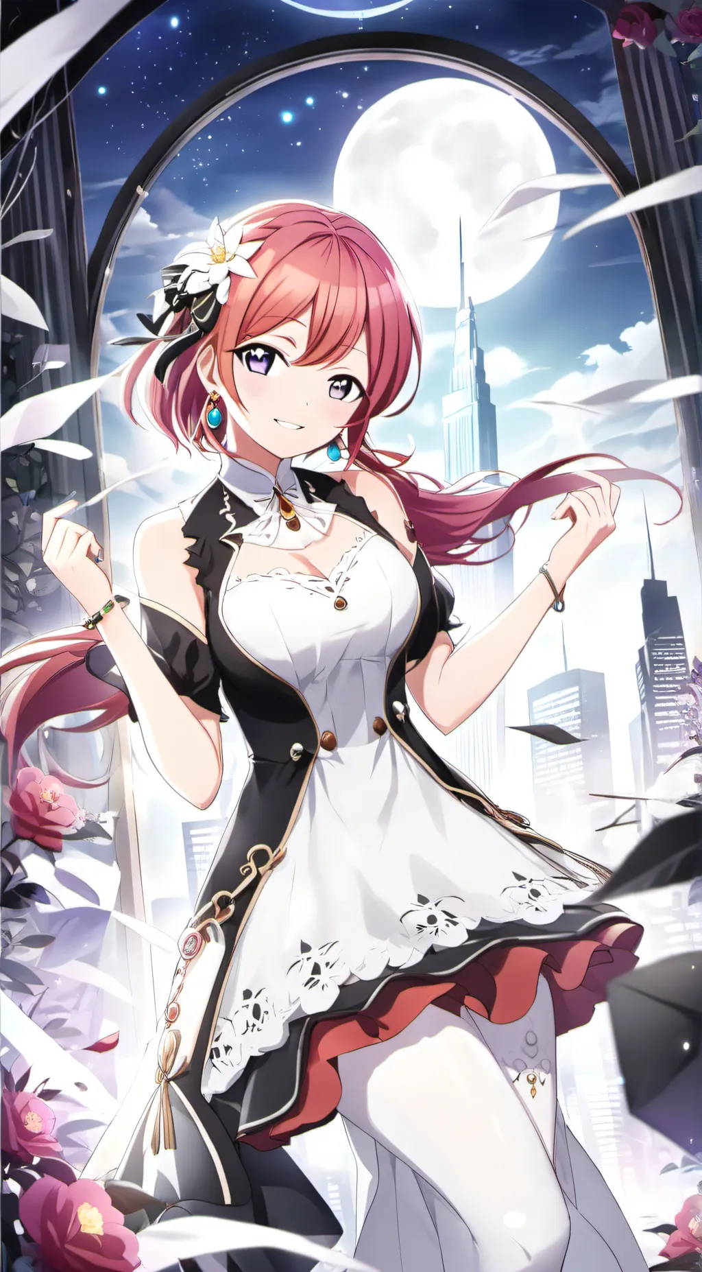 ai character: Maki background