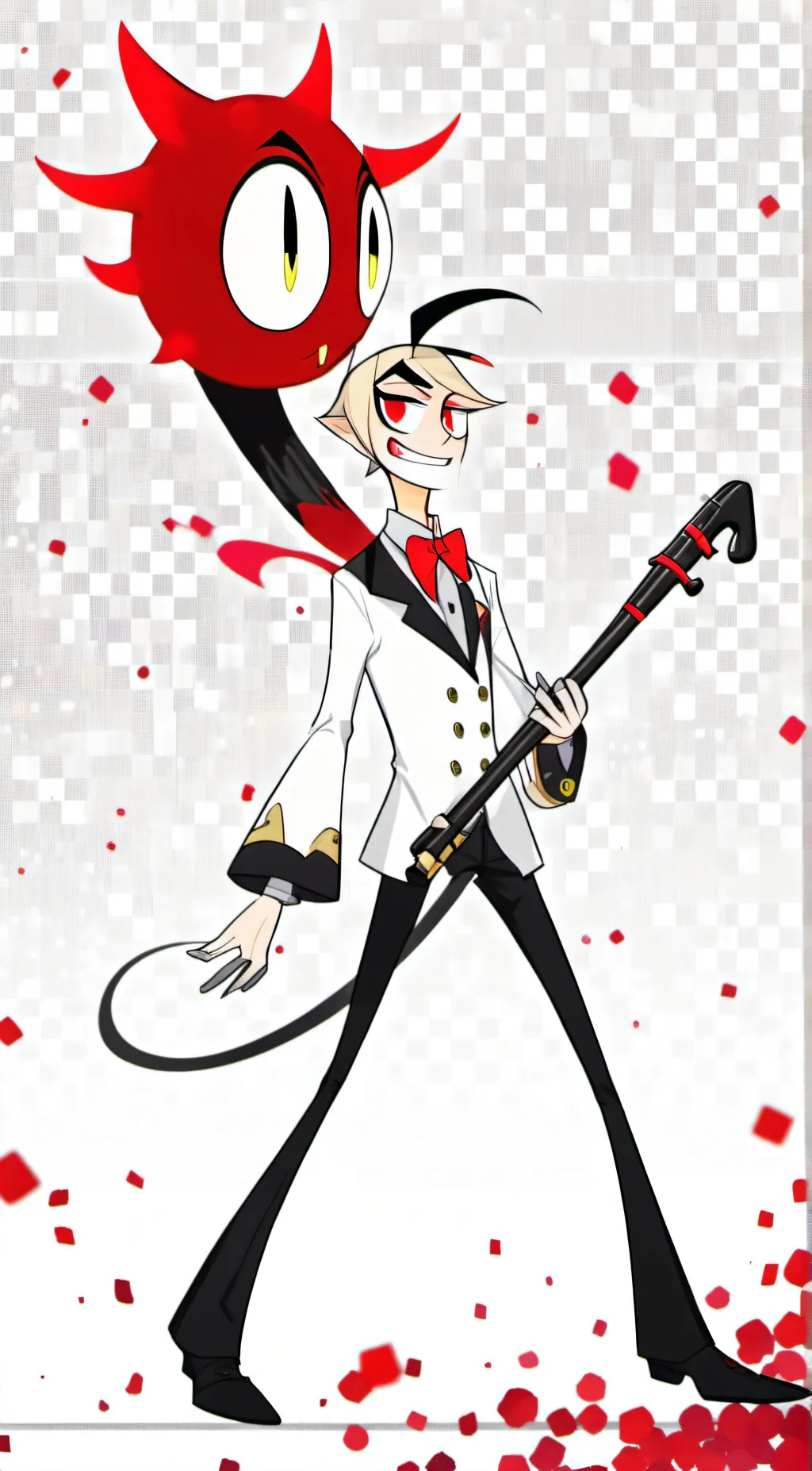 ai character: lucifer  background