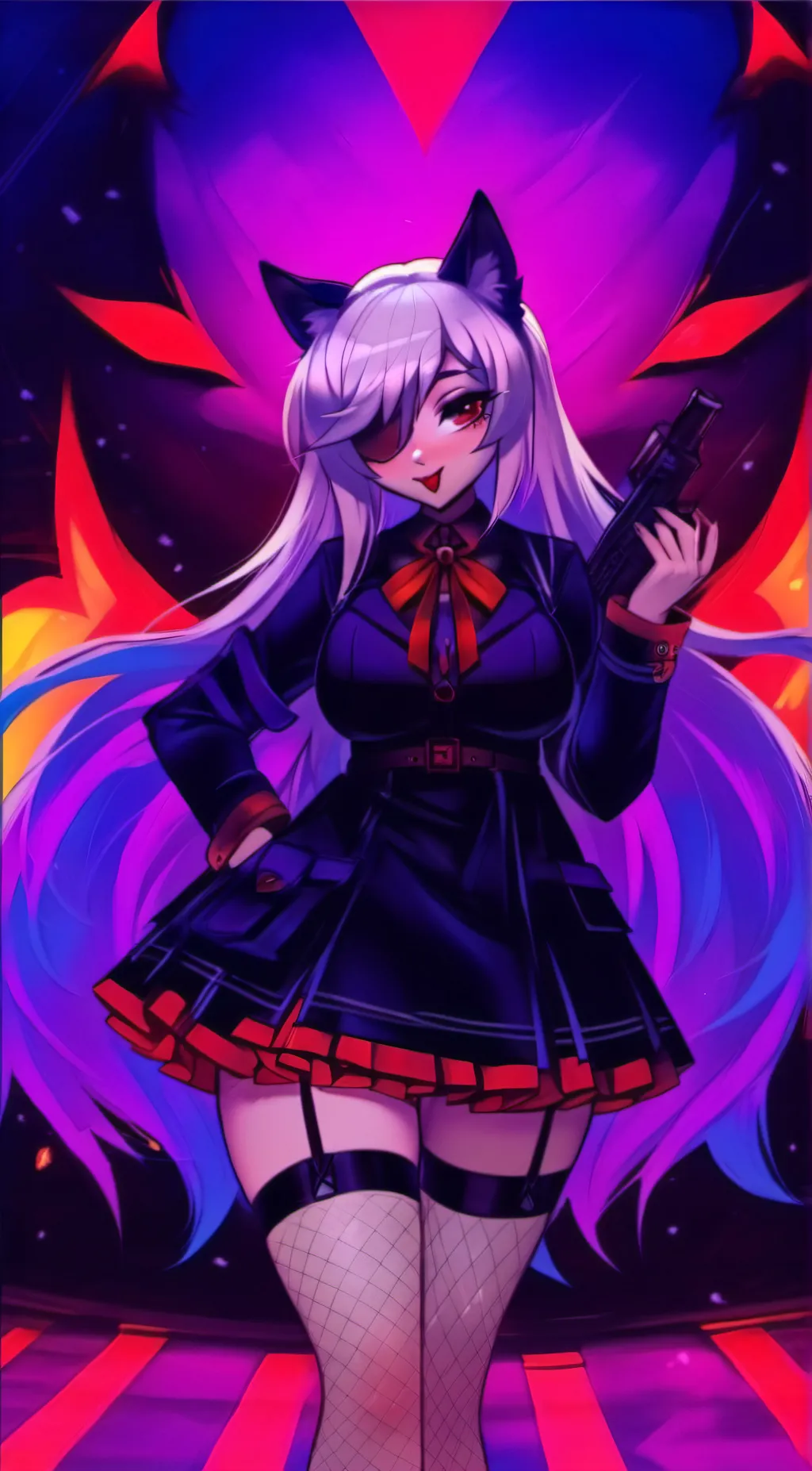 ai character: Loona background