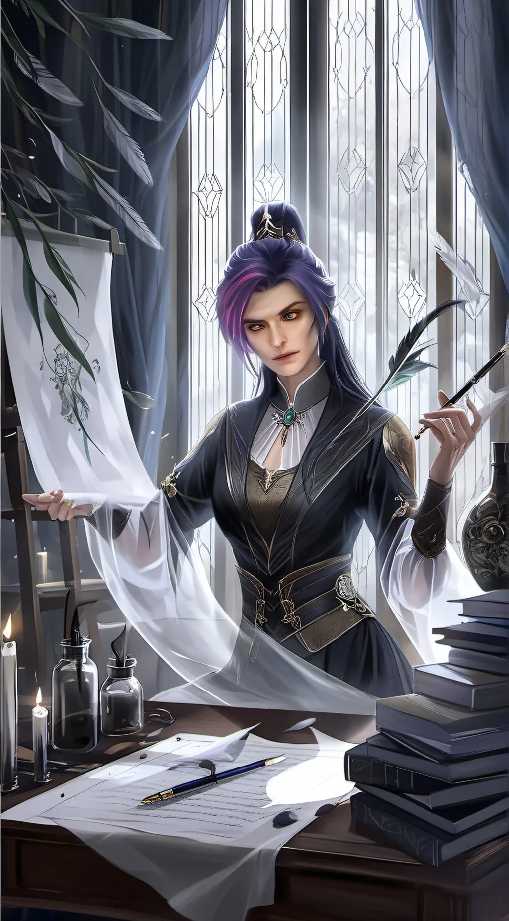 ai character: Emilia background