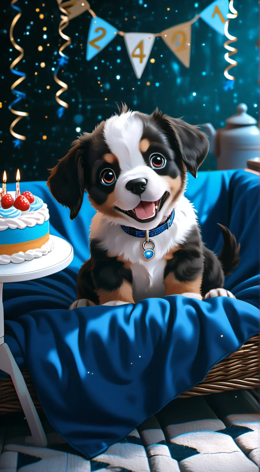 ai character: party for everyone background