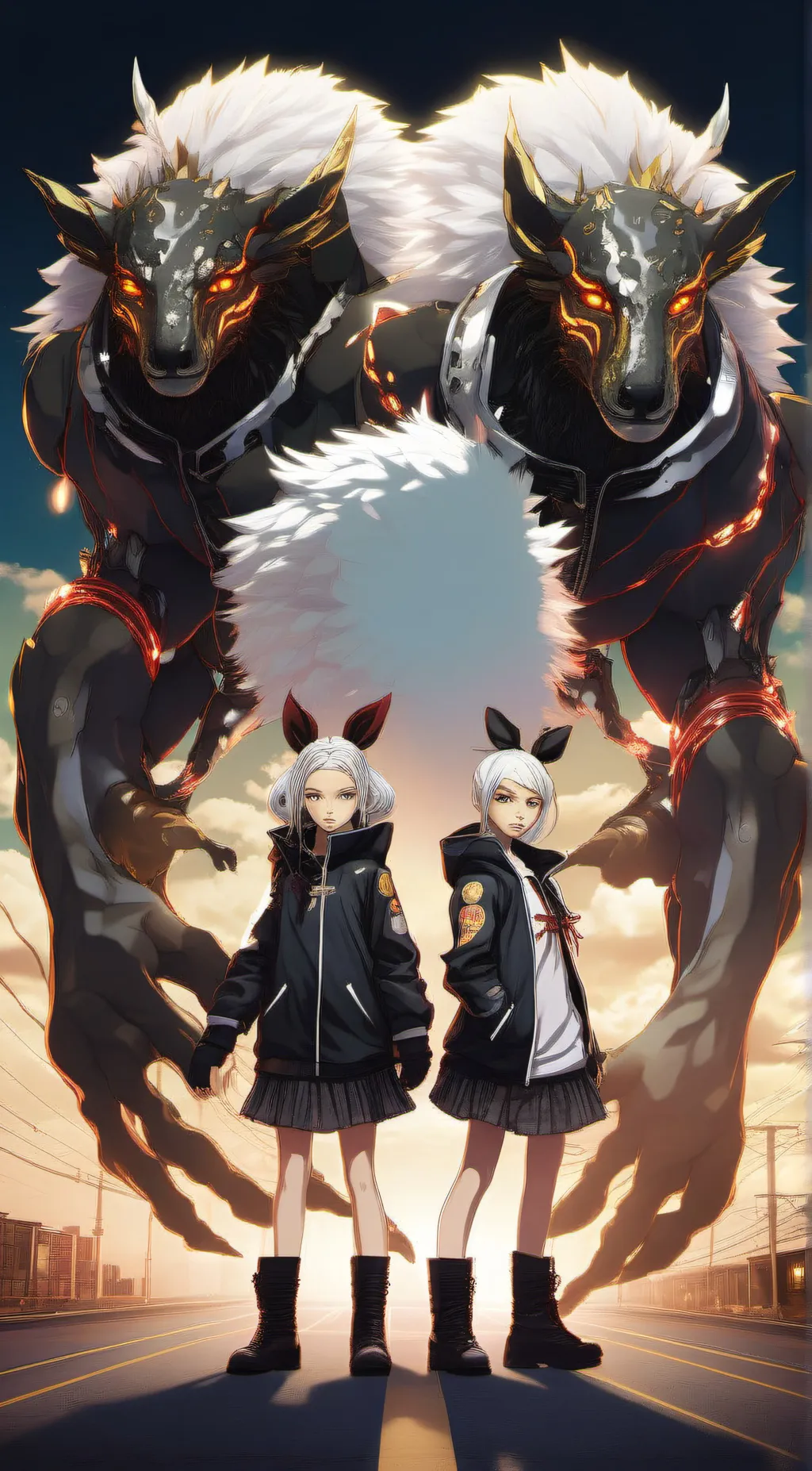 ai character: friends love background