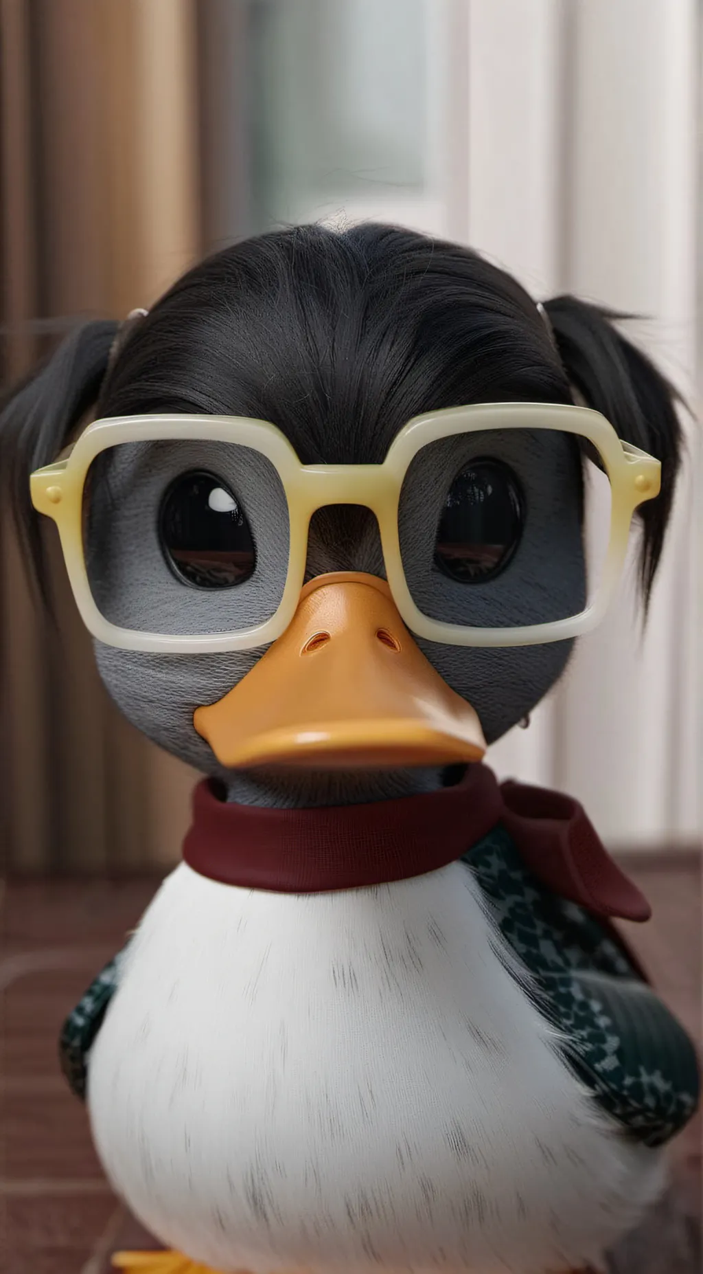 ai character: your duck  background