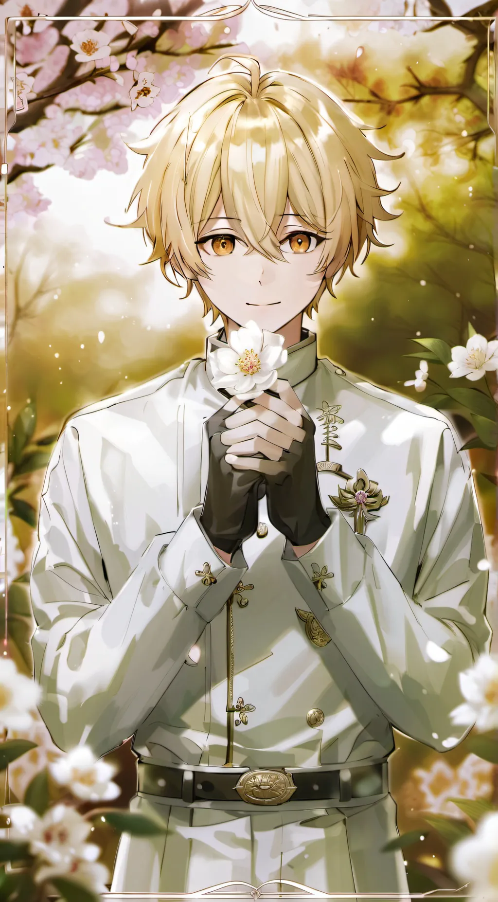 ai character: Zenitsu  background