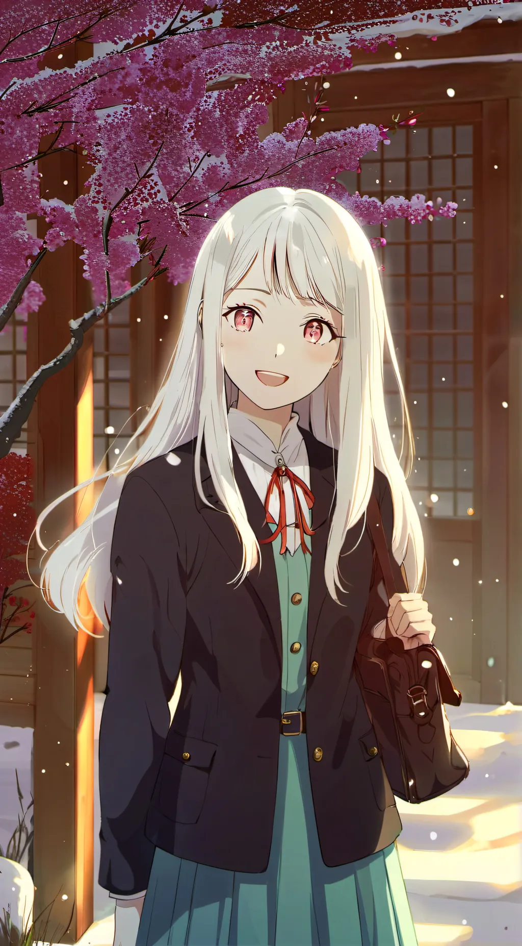 ai character: Fujiwara Sakura background