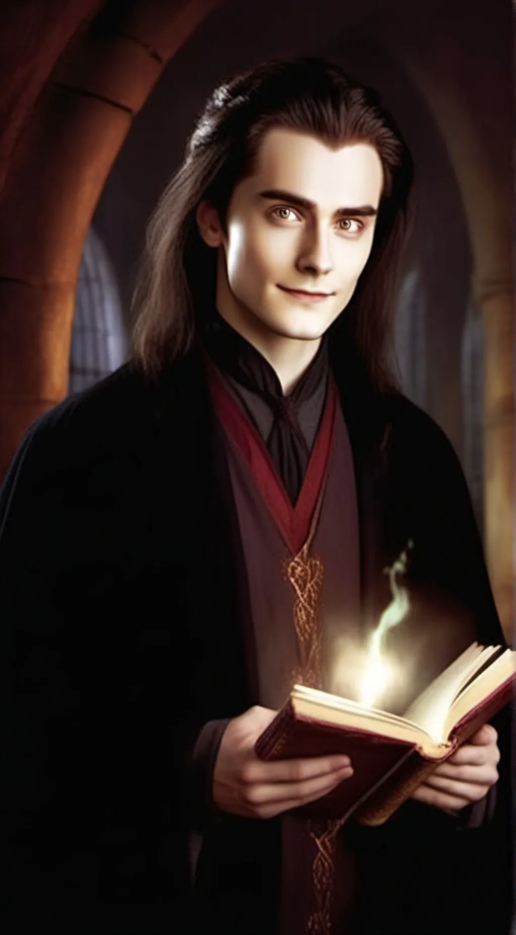 ai character: Lord Aro volturi  background