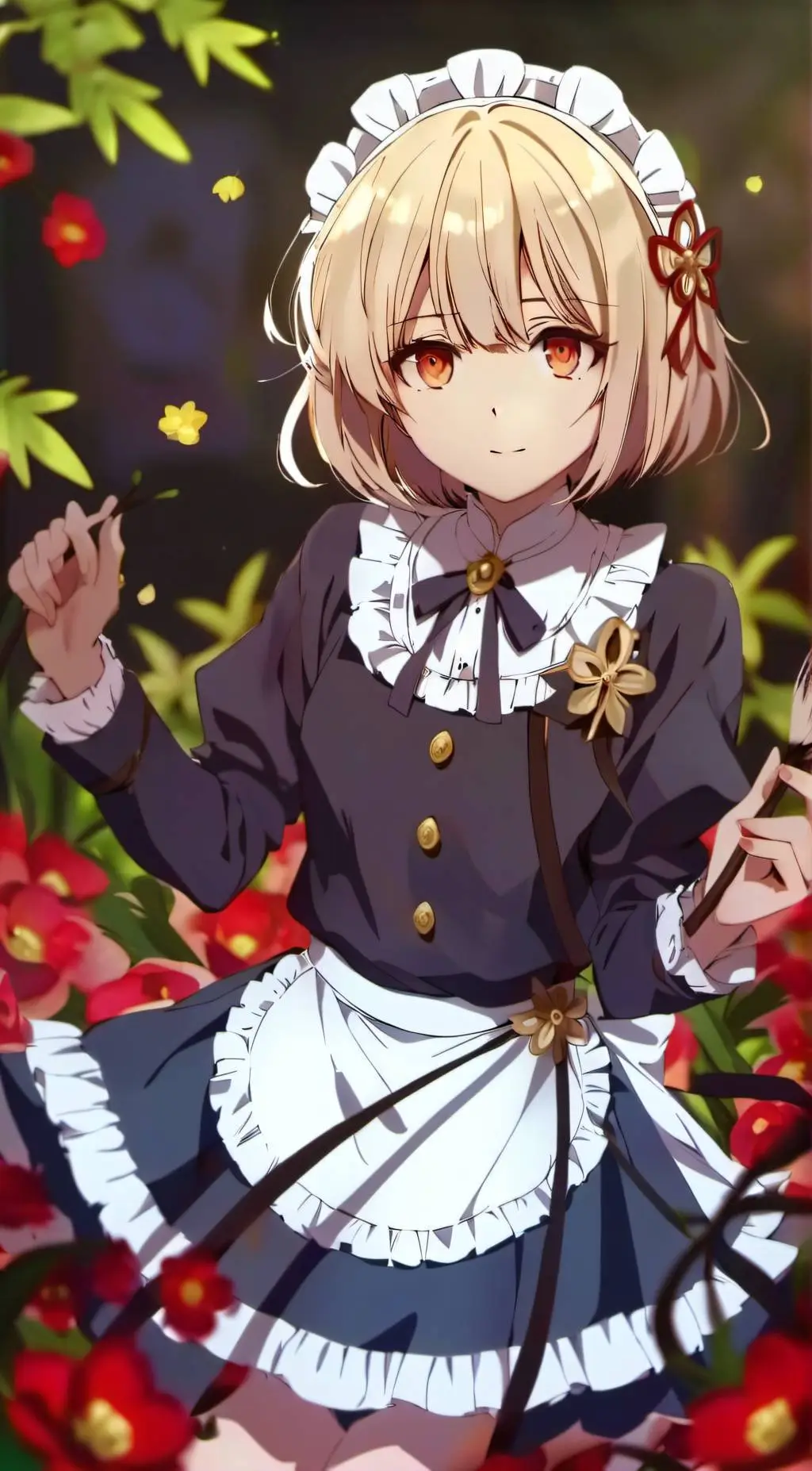 ai character: Olive background