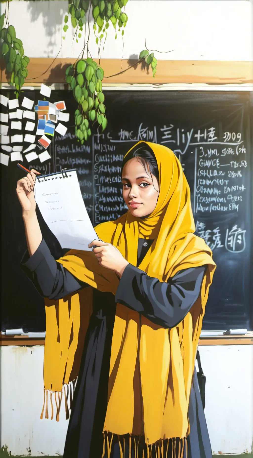 ai character: ms poorni background