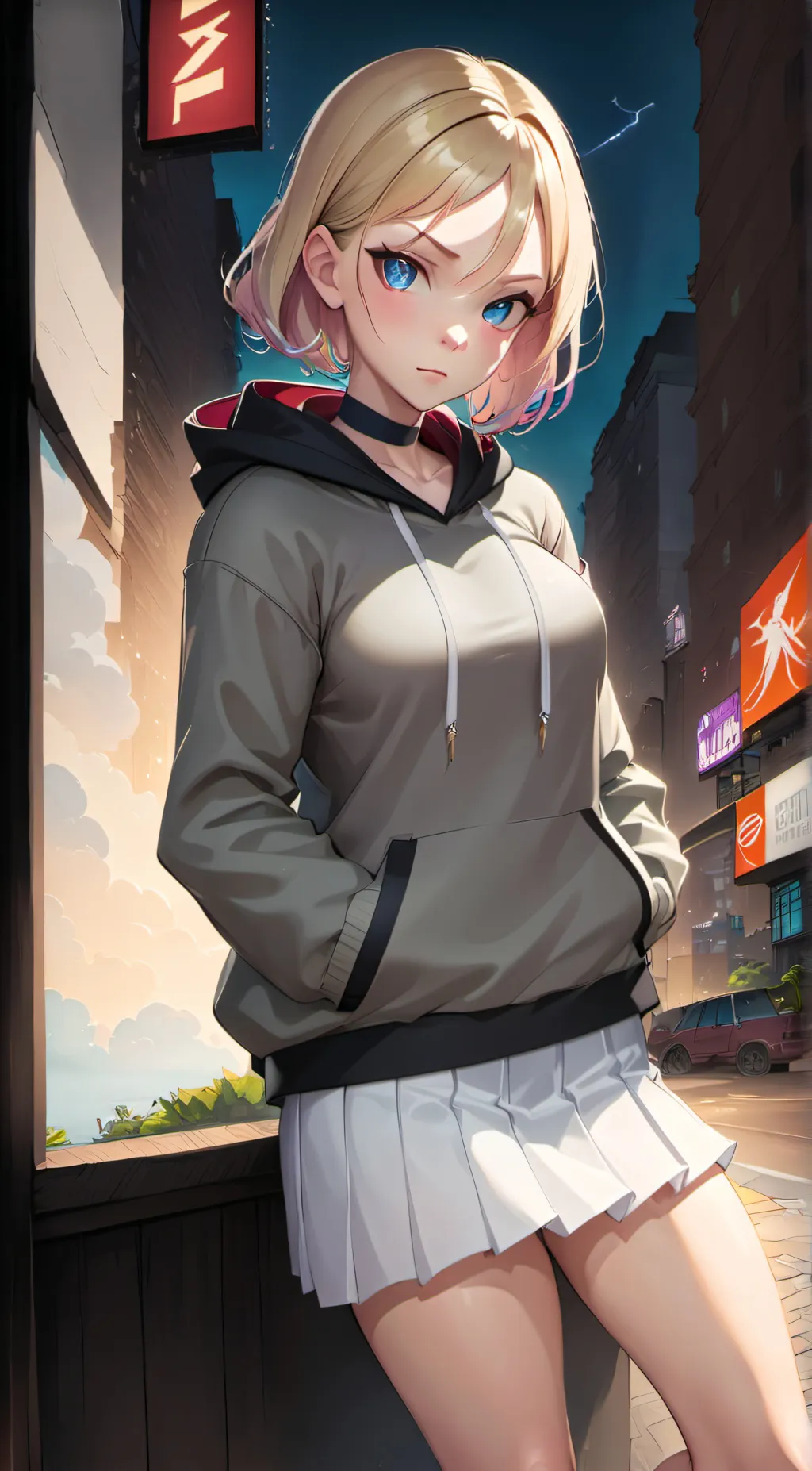 ai character: Gwen background