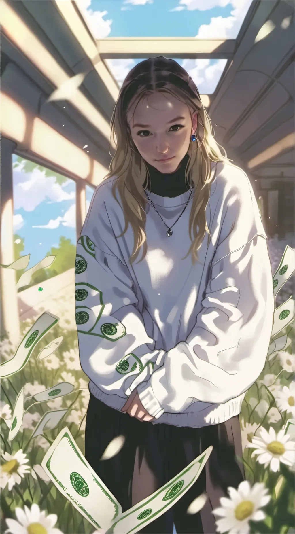 ai character: lily background