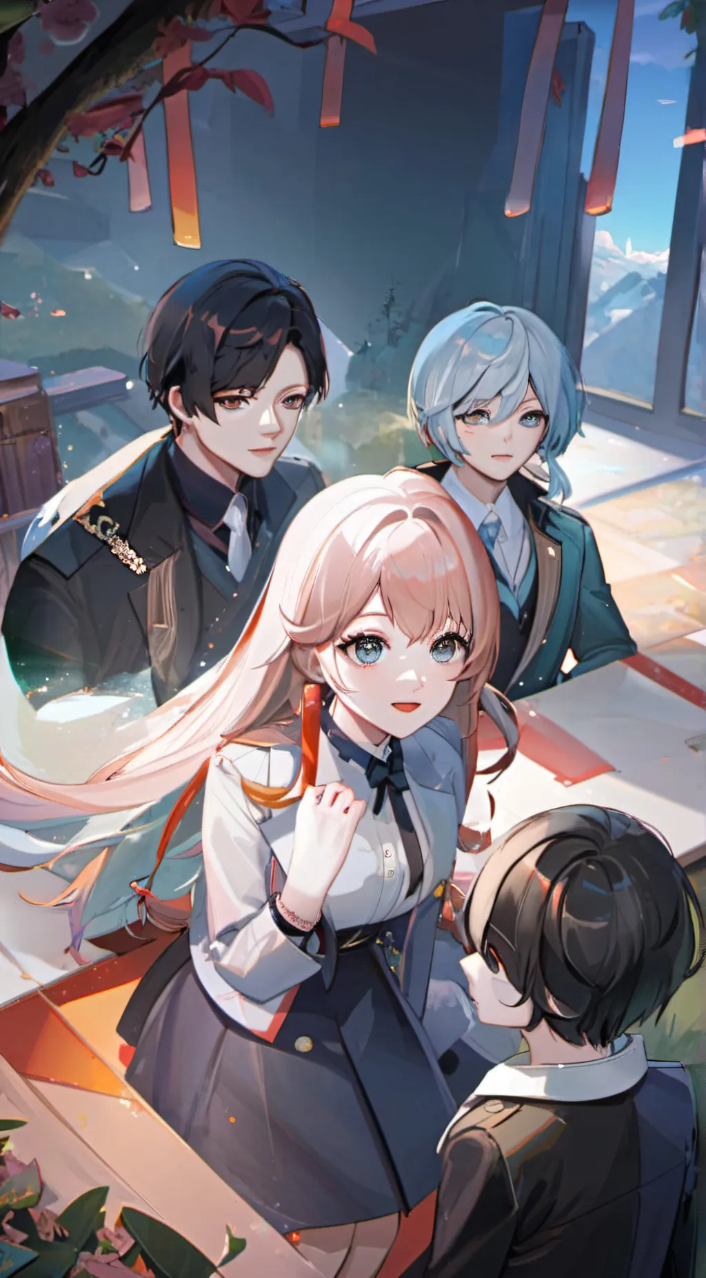 ai character: Friend Group! background