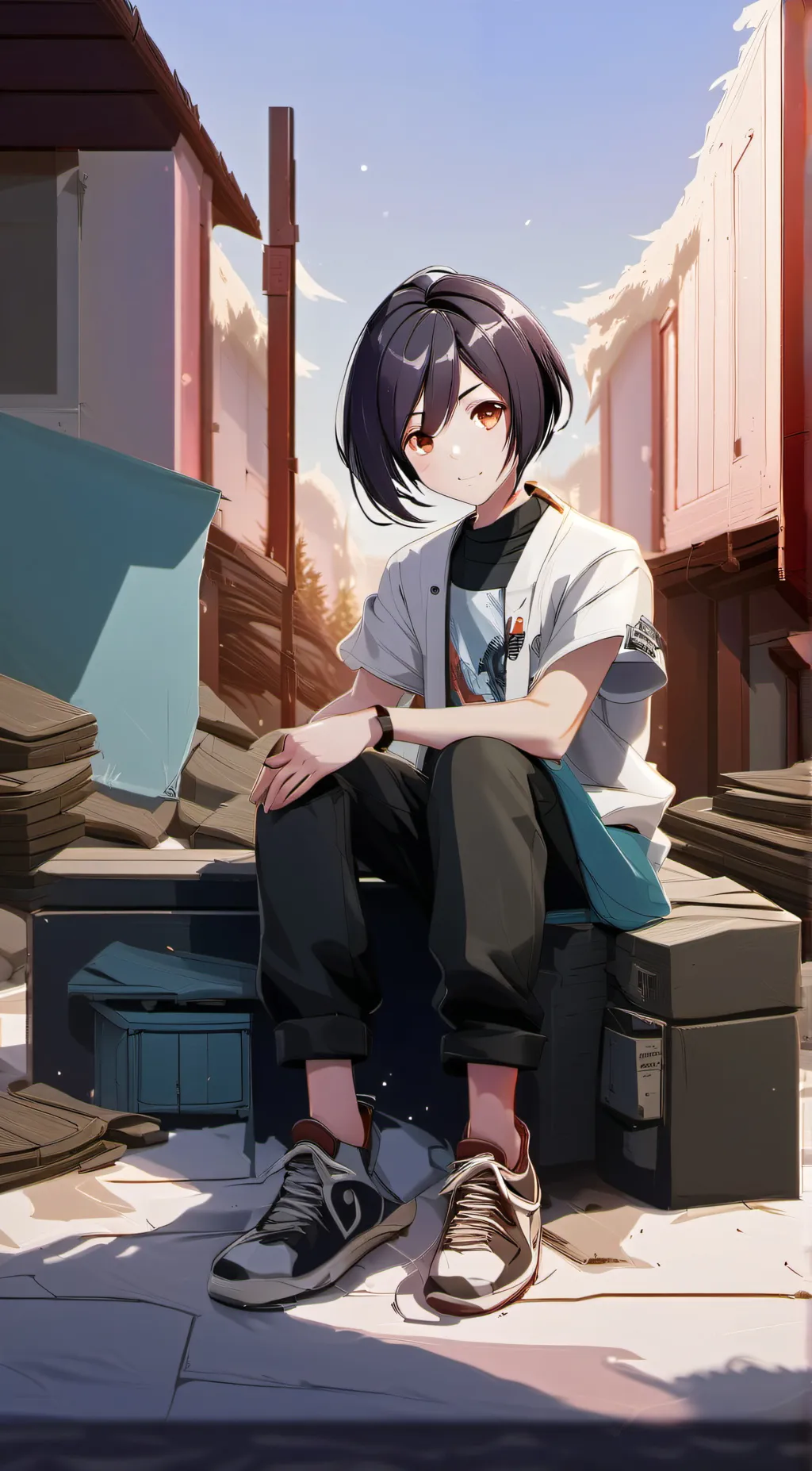 ai character: ella background