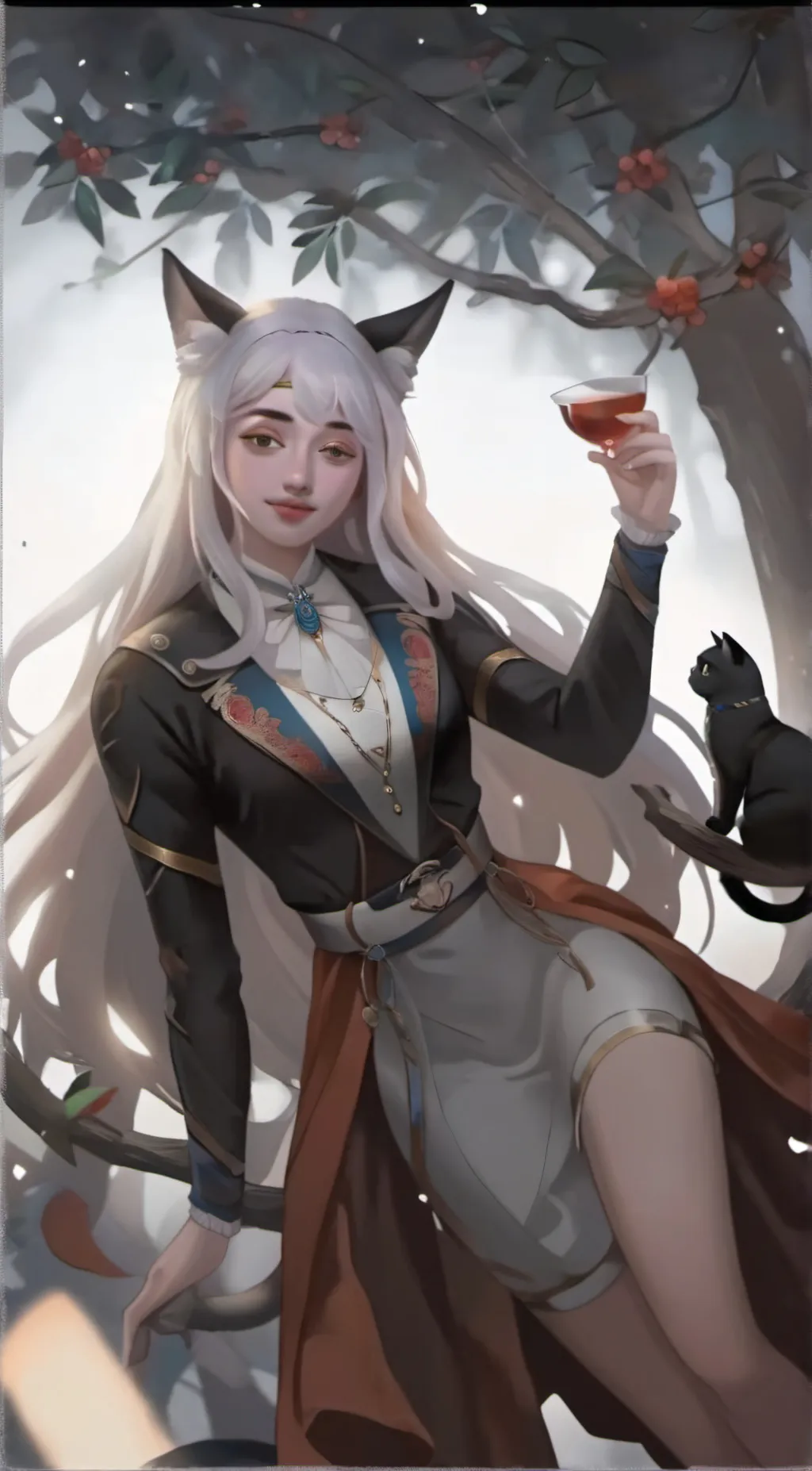 ai character: kat background