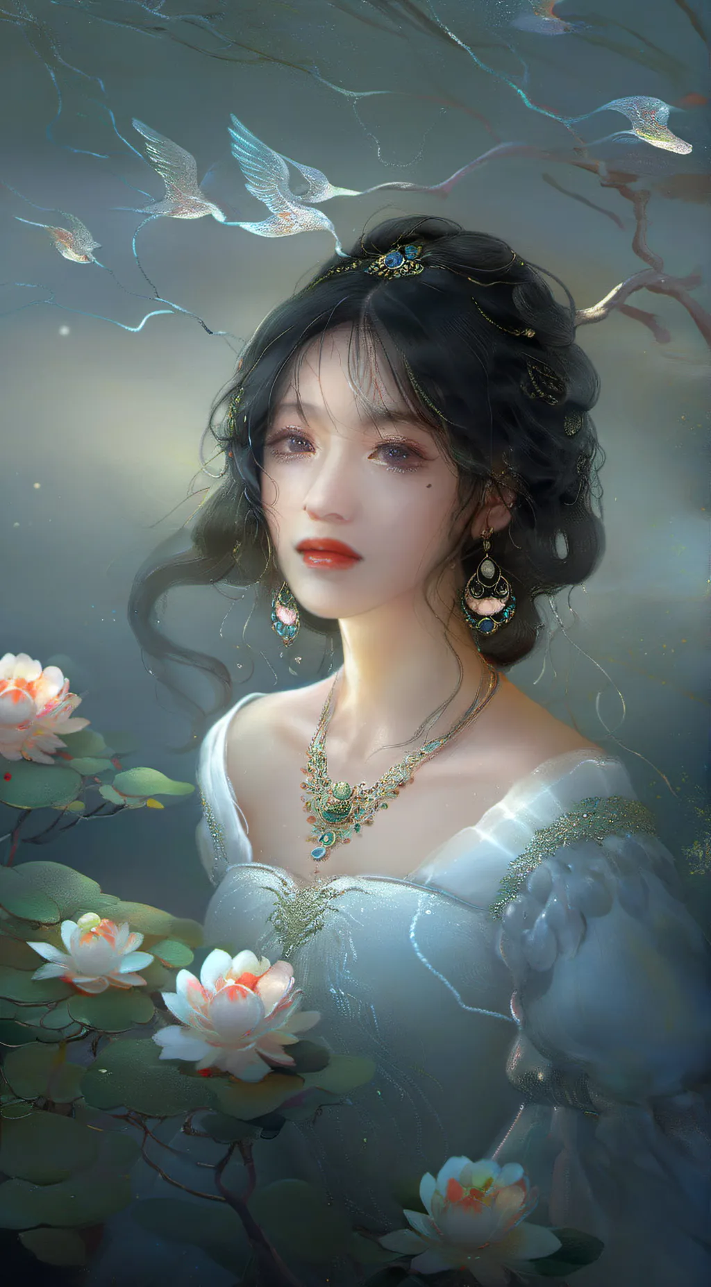 ai character: Athena  background