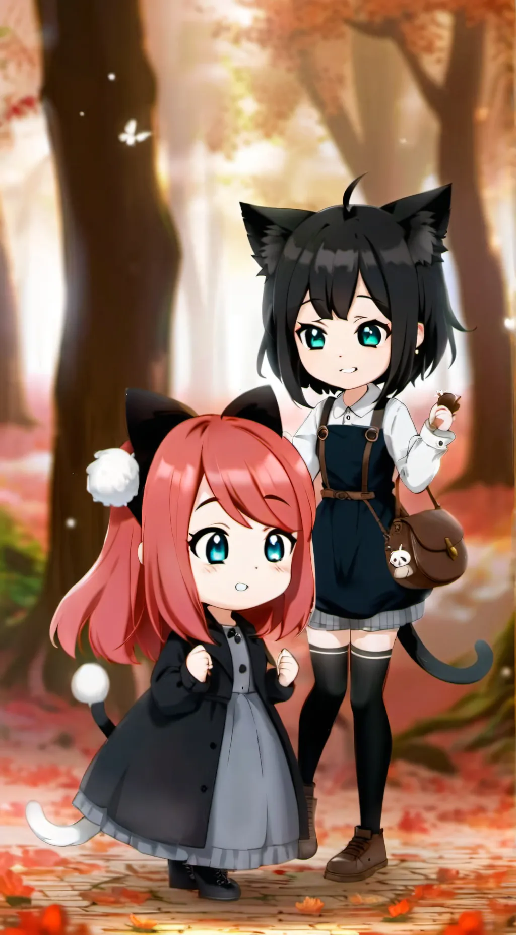 ai character: Emma and Ashley  background