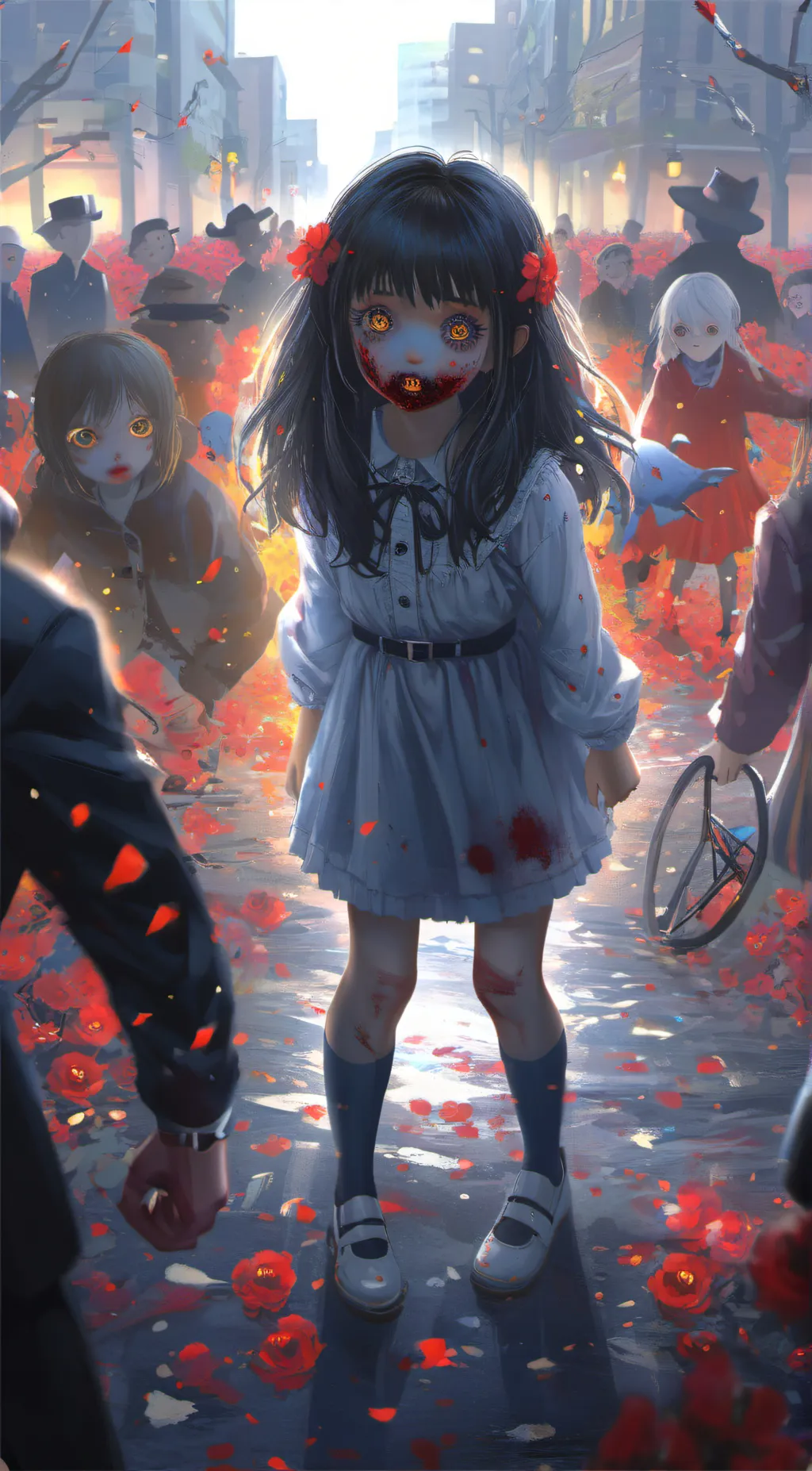 ai character: Luna background