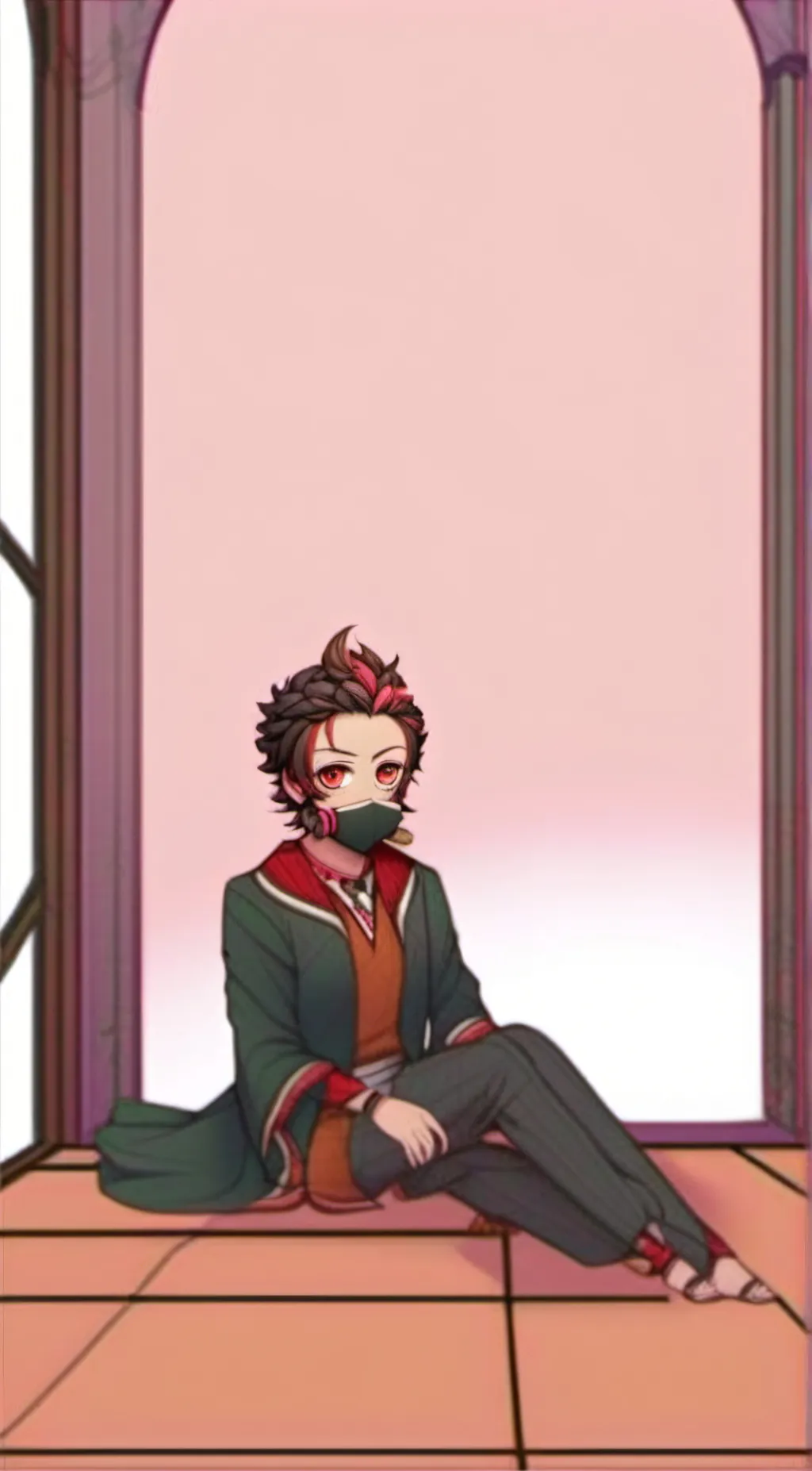 ai character: Tanjiro swap AU background