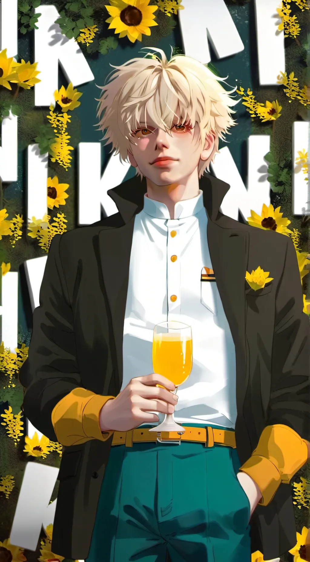 ai character: bakugo  background