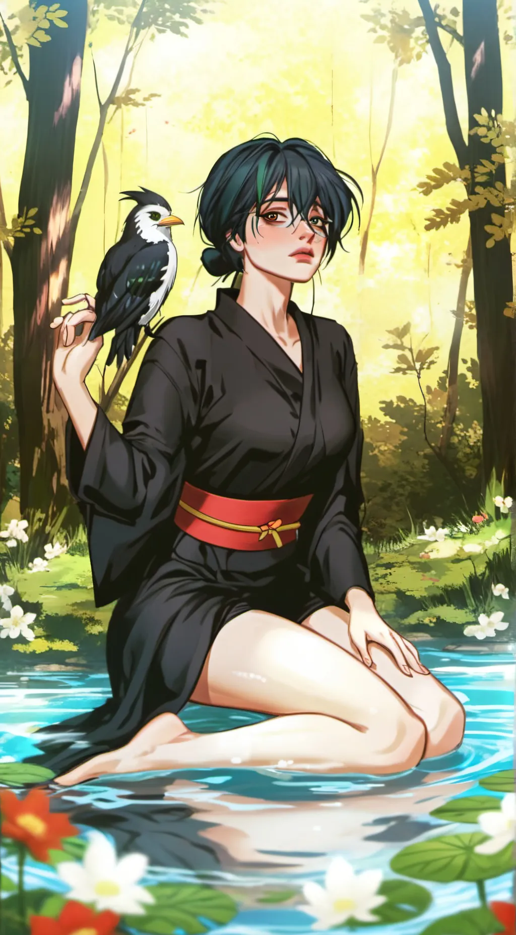 ai character: maki background