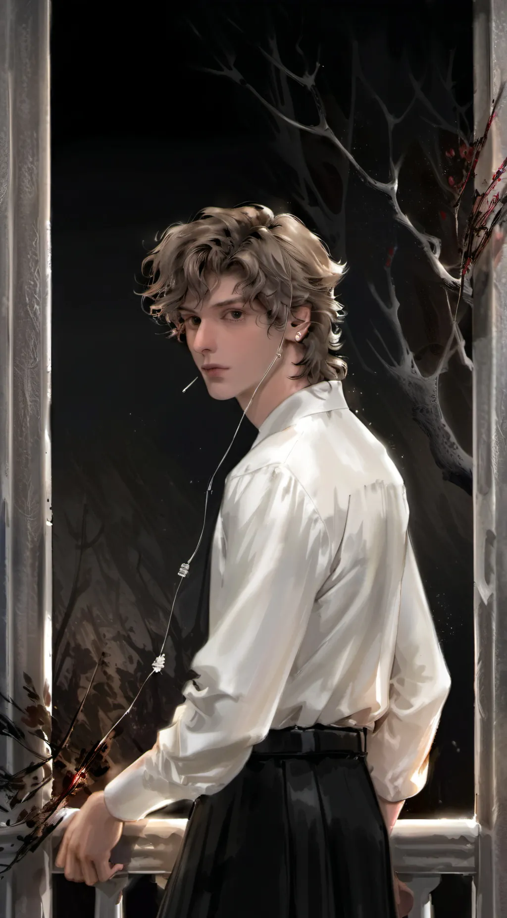 ai character: Evan  background