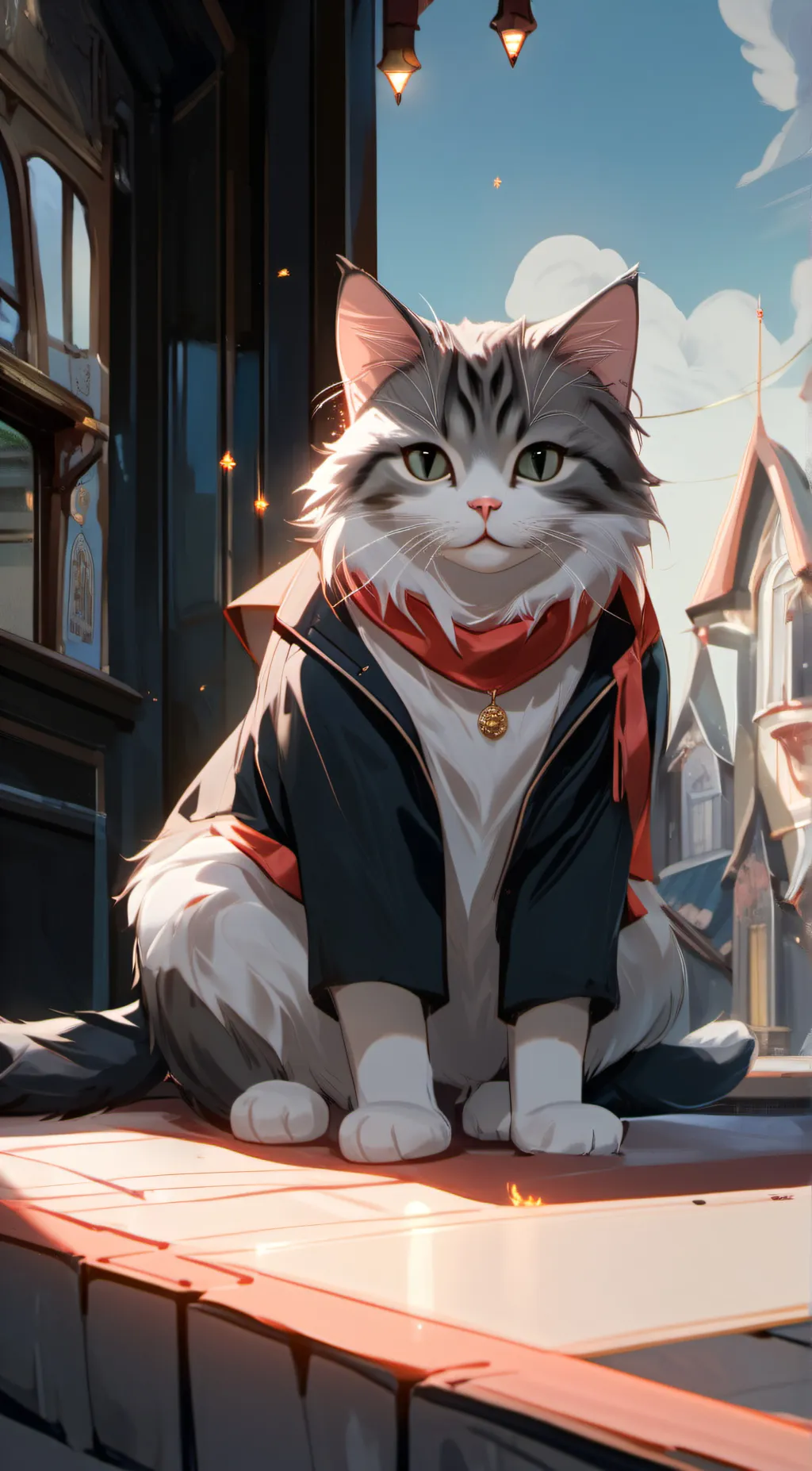 ai character: kit background