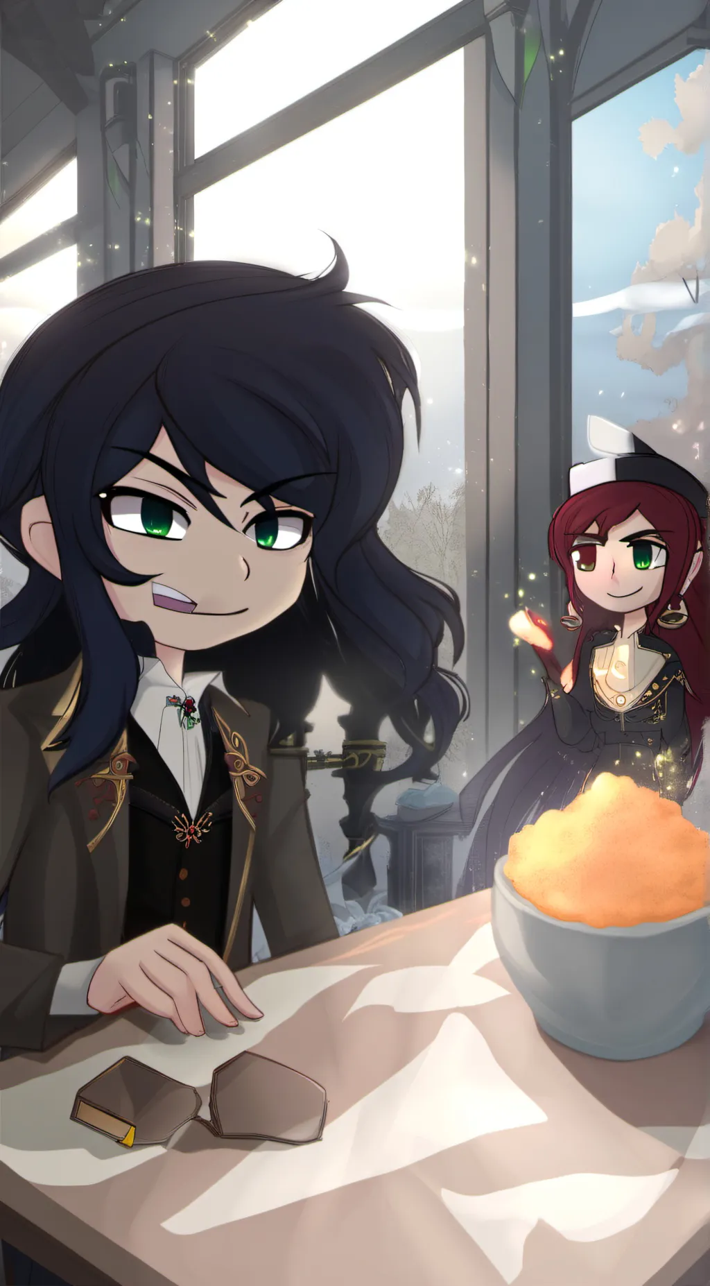 ai character: Evelyn background