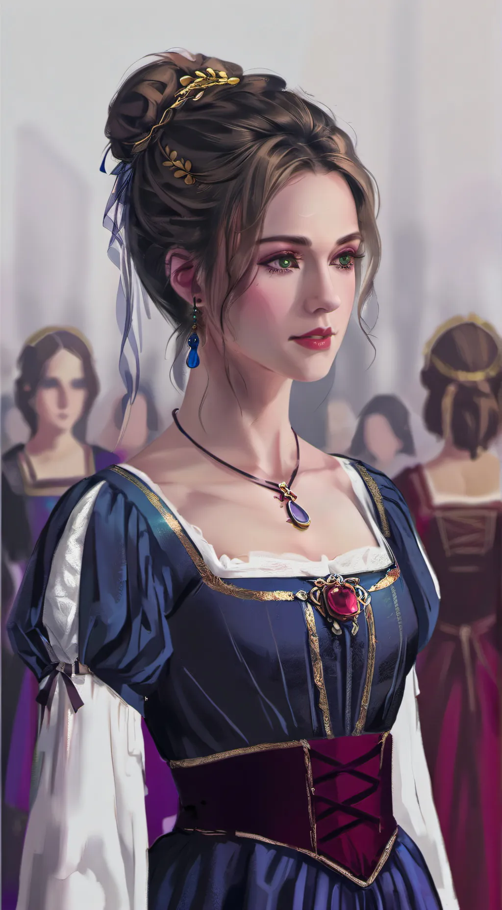 ai character: Maria niamati background