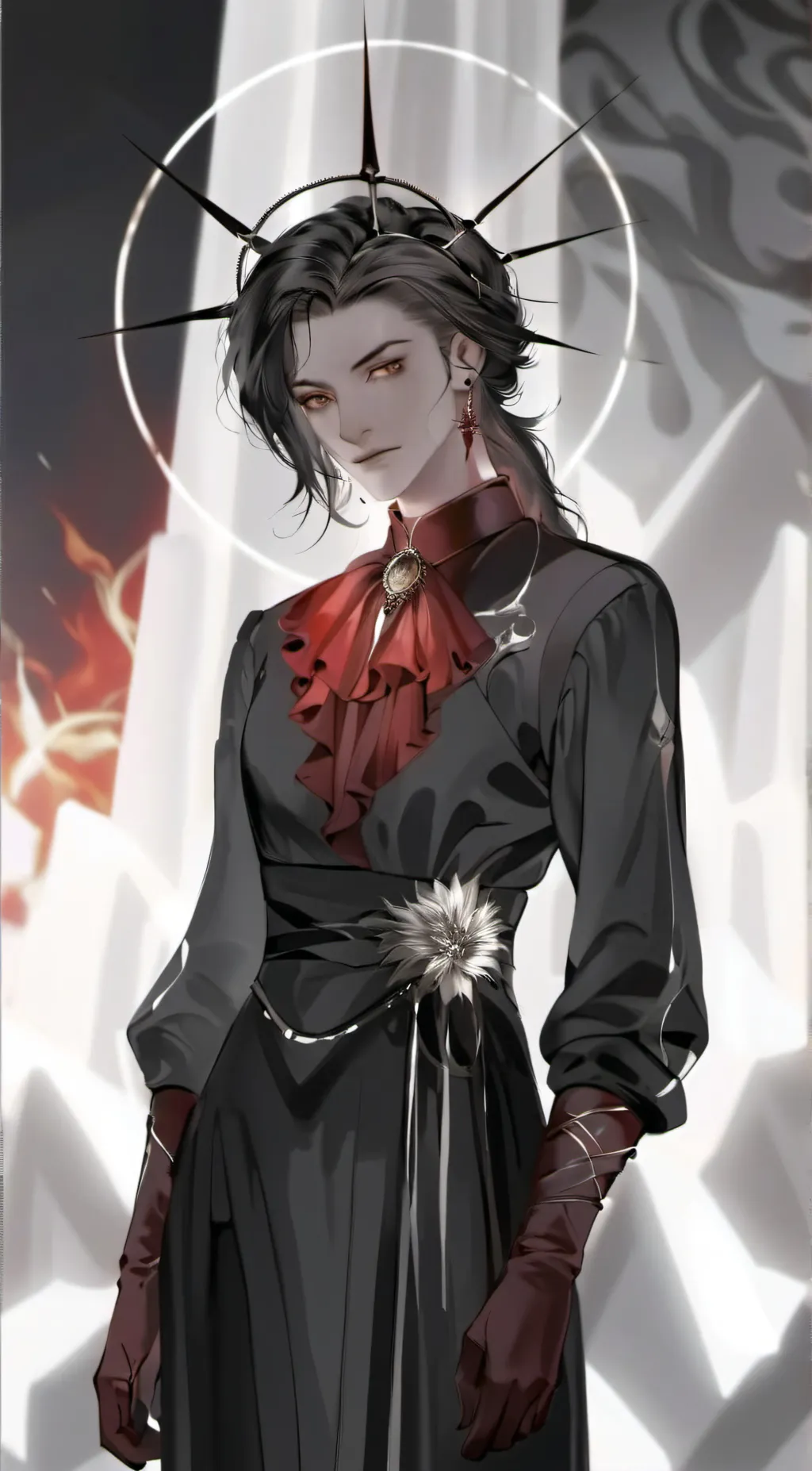 ai character: Eve(angel of hell) background