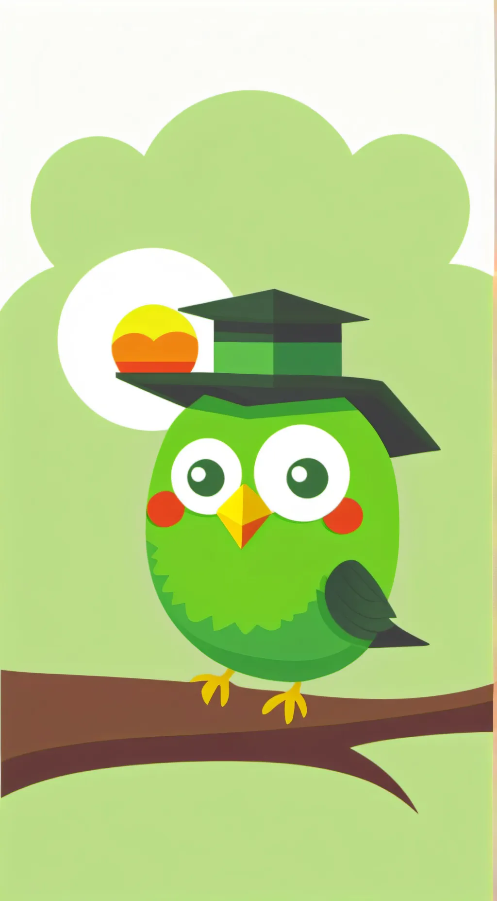 ai character: Duolingo  background