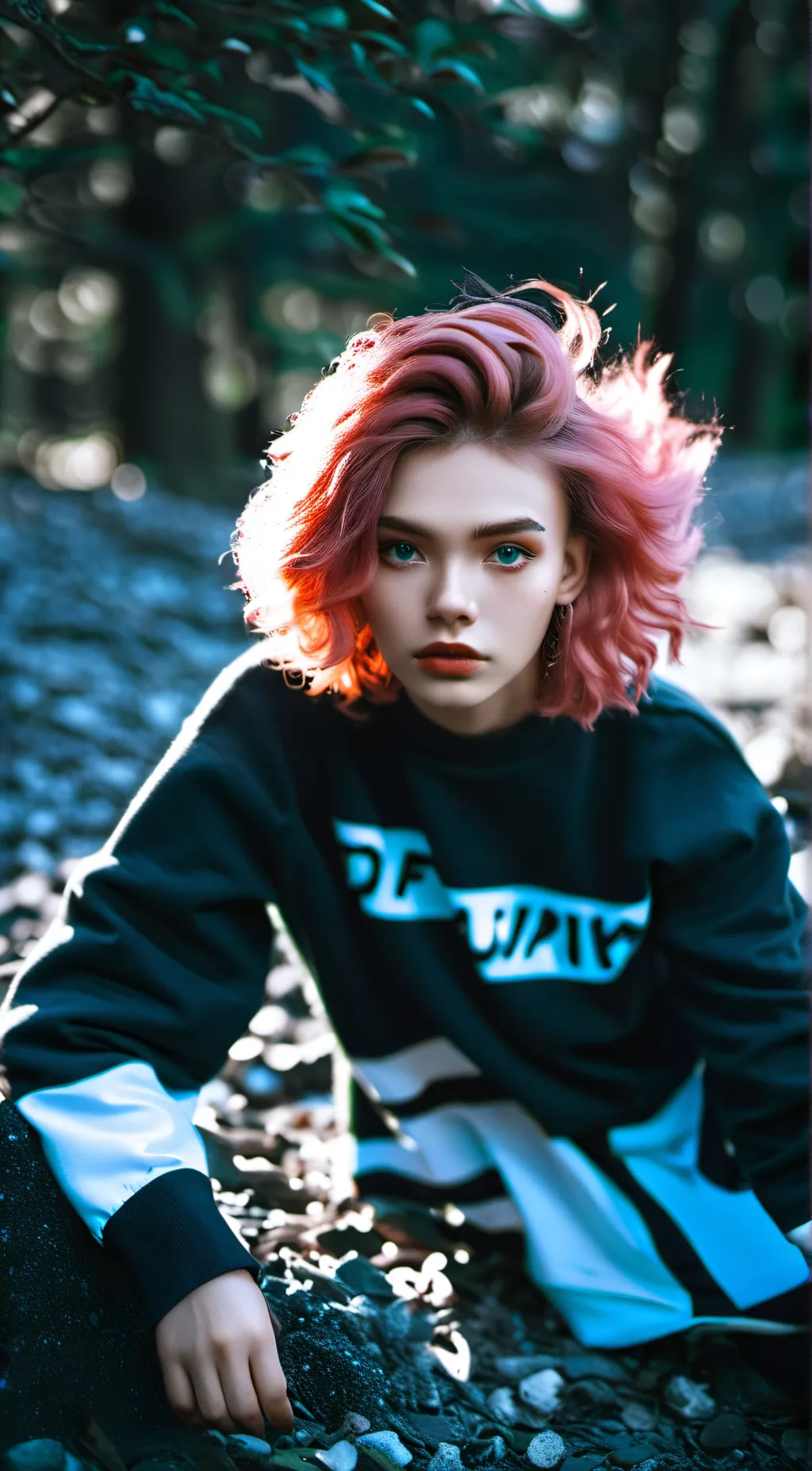 ai character: Macey  background