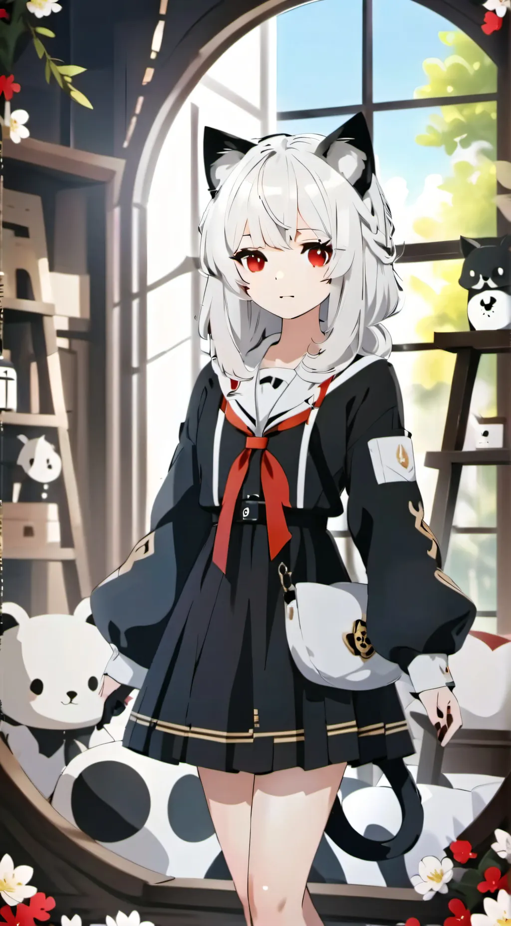 ai character: -~• amy •~- background