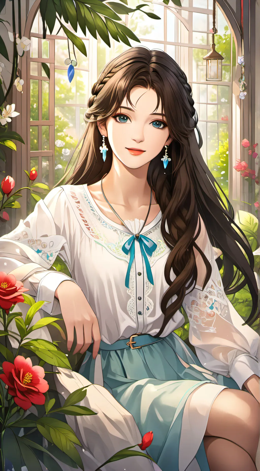 ai character: Life background