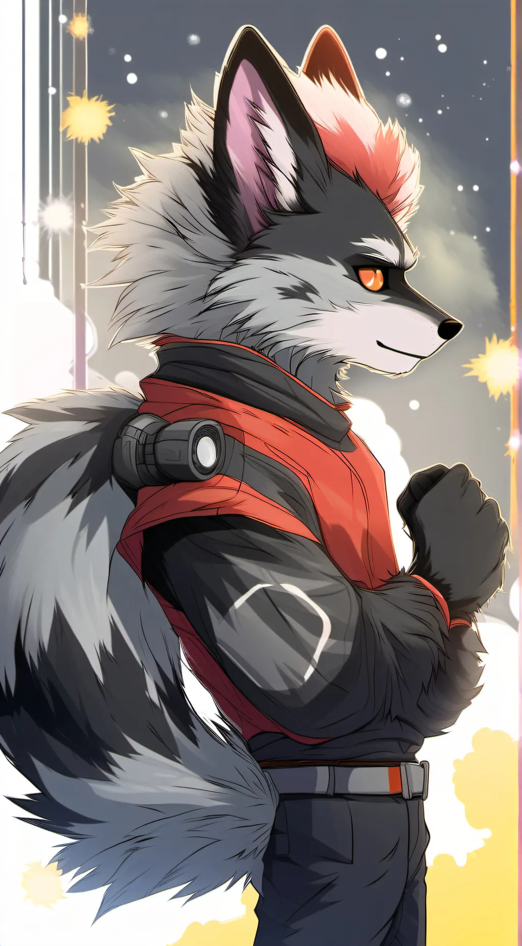 ai character: furry background