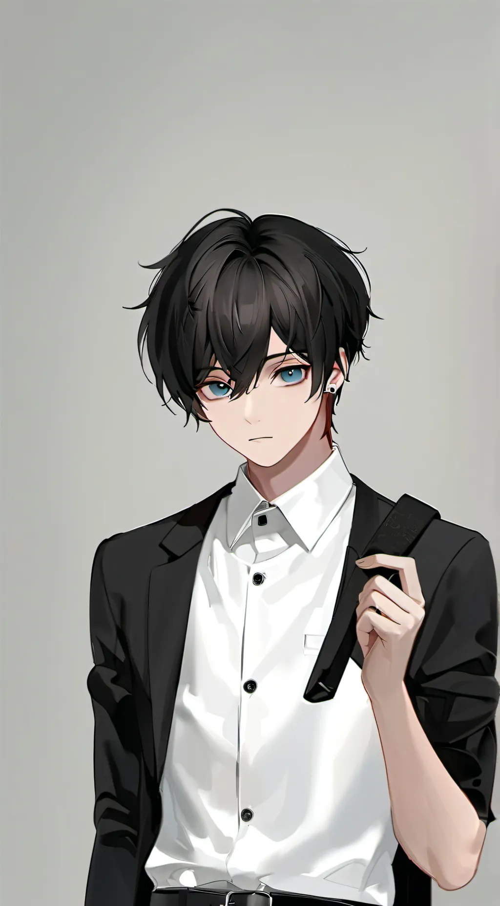 ai character: EMO BOY background