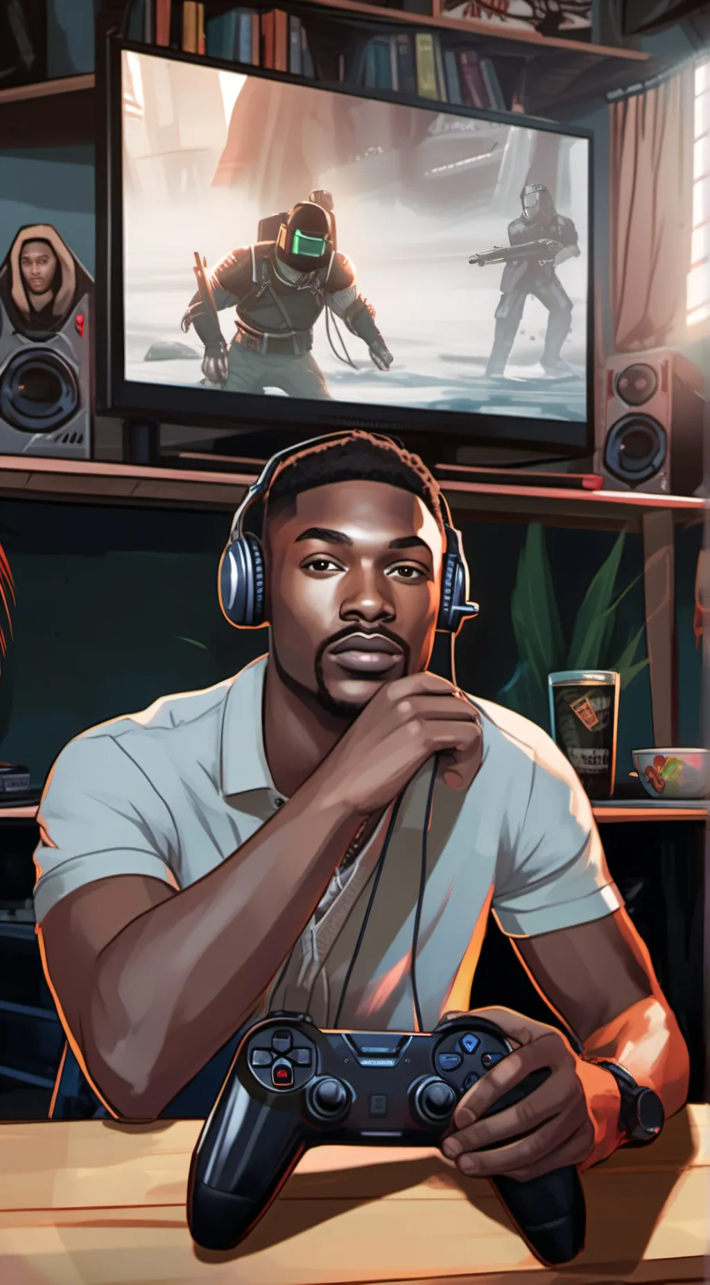 ai character: Andrew background