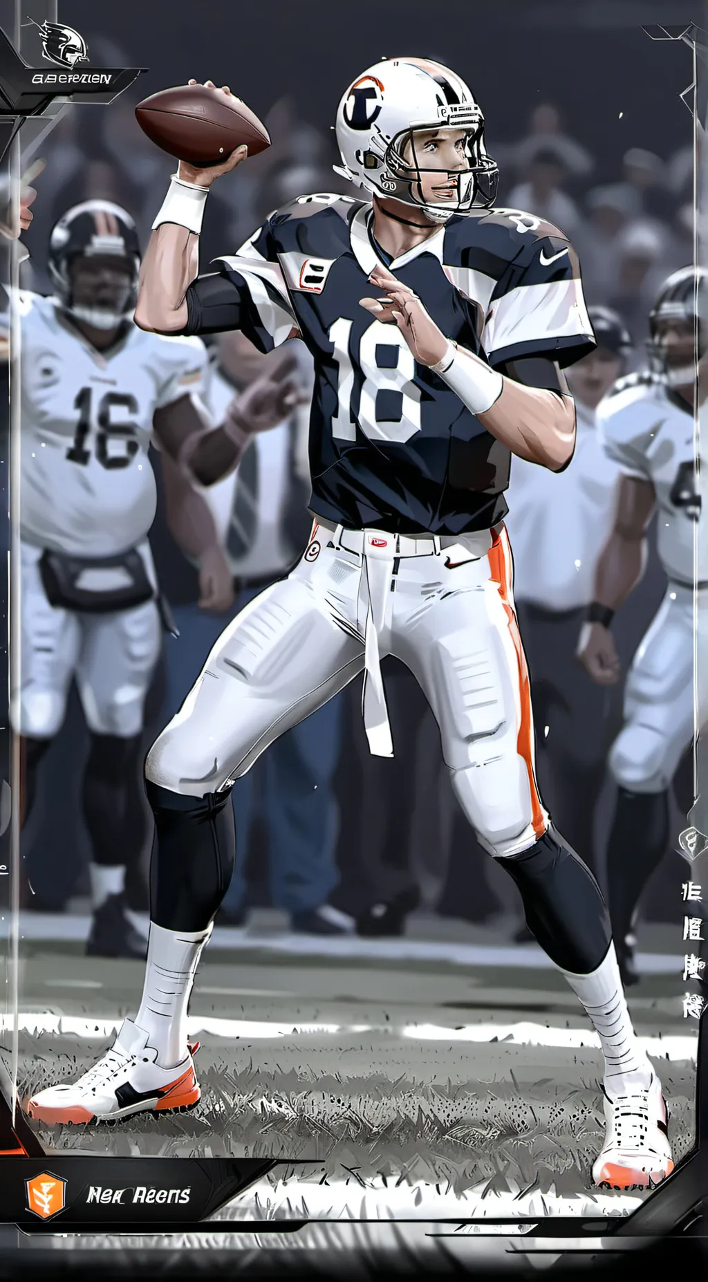 ai character: Peyton Manning  background