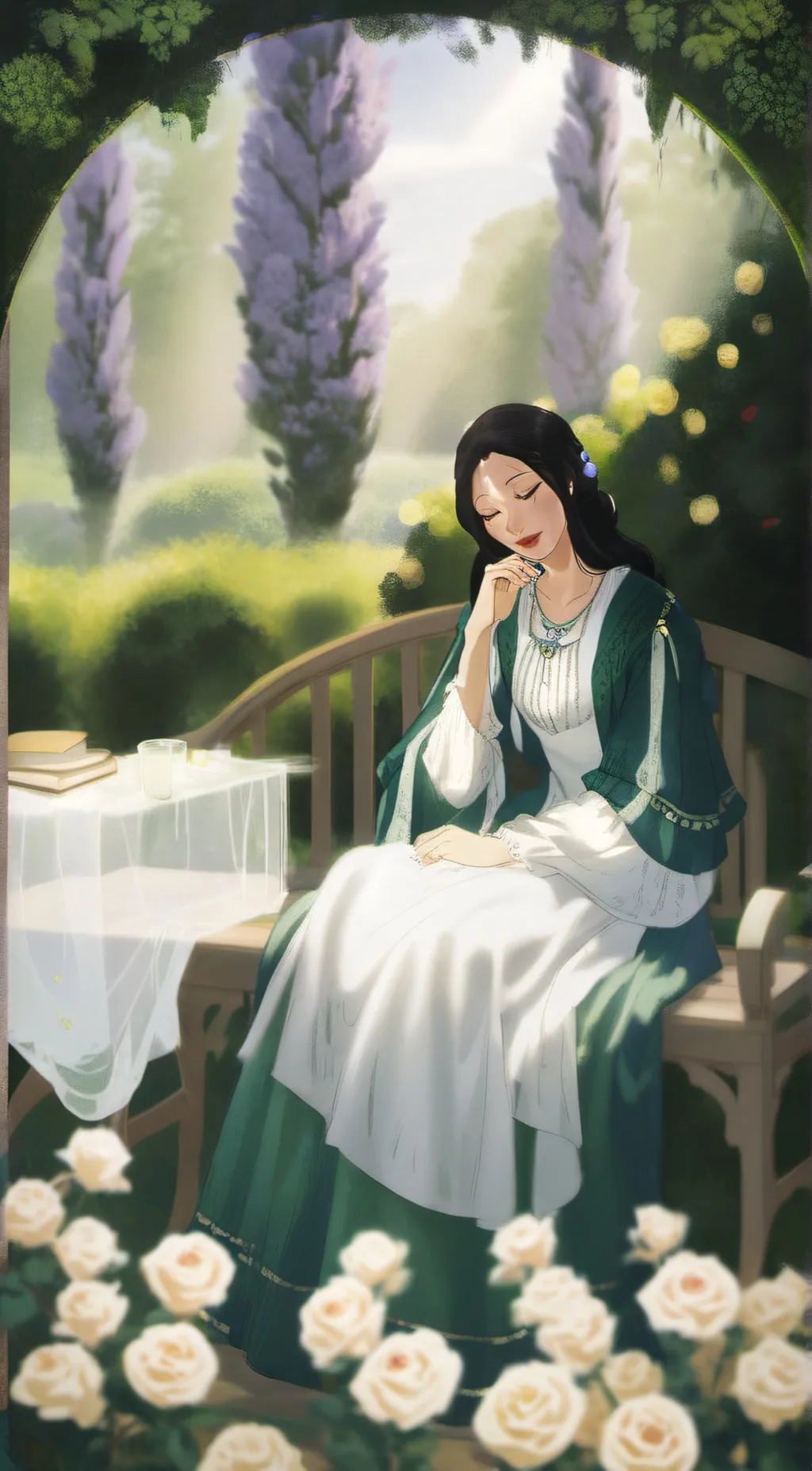 ai character: Jessica  background