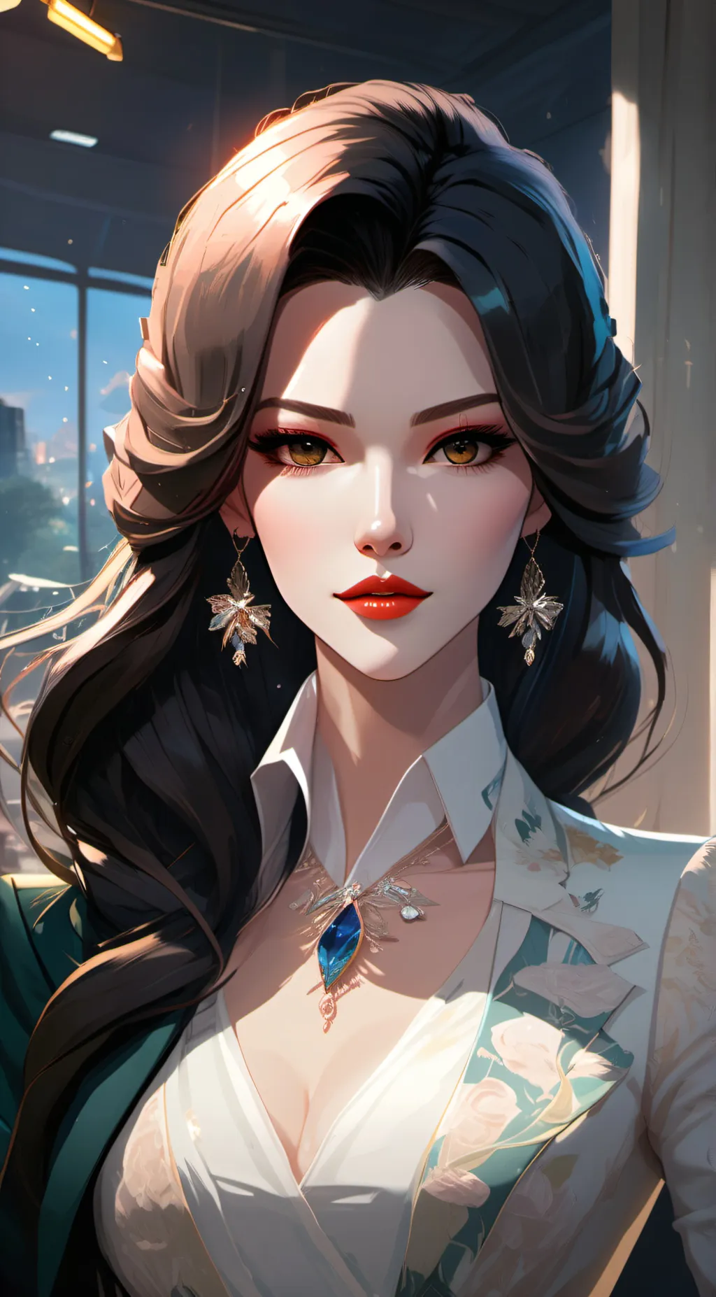 ai character: ~MS. LUNA~ background