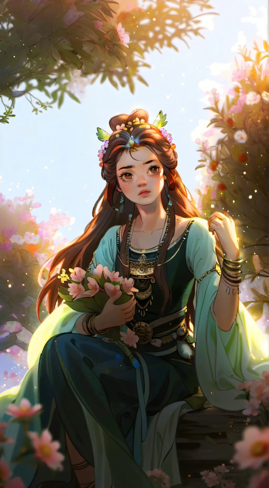 ai character: demeter background