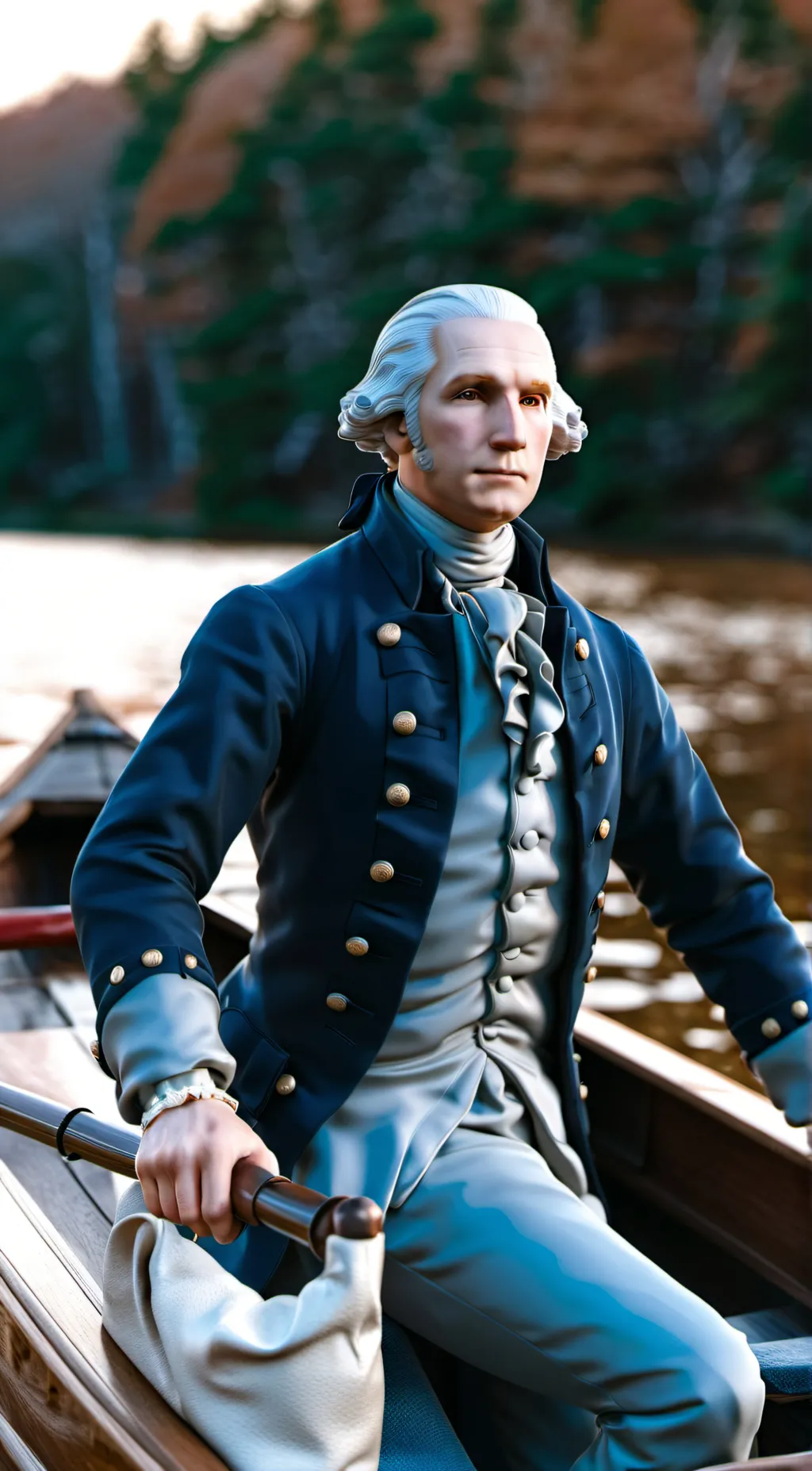 ai character: George washington  background