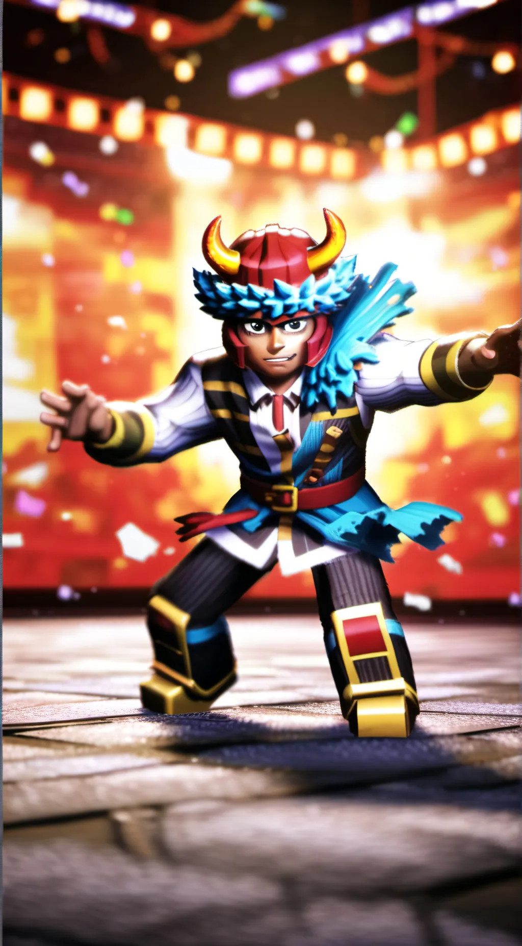 ai character: Blox fruits background