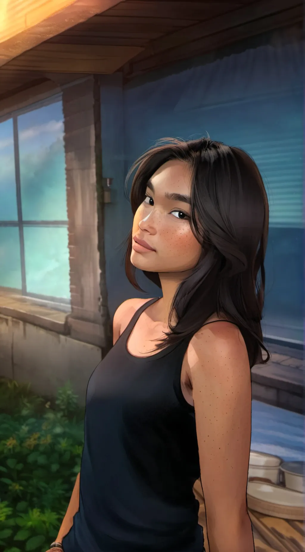 ai character: Samantha Sparks background