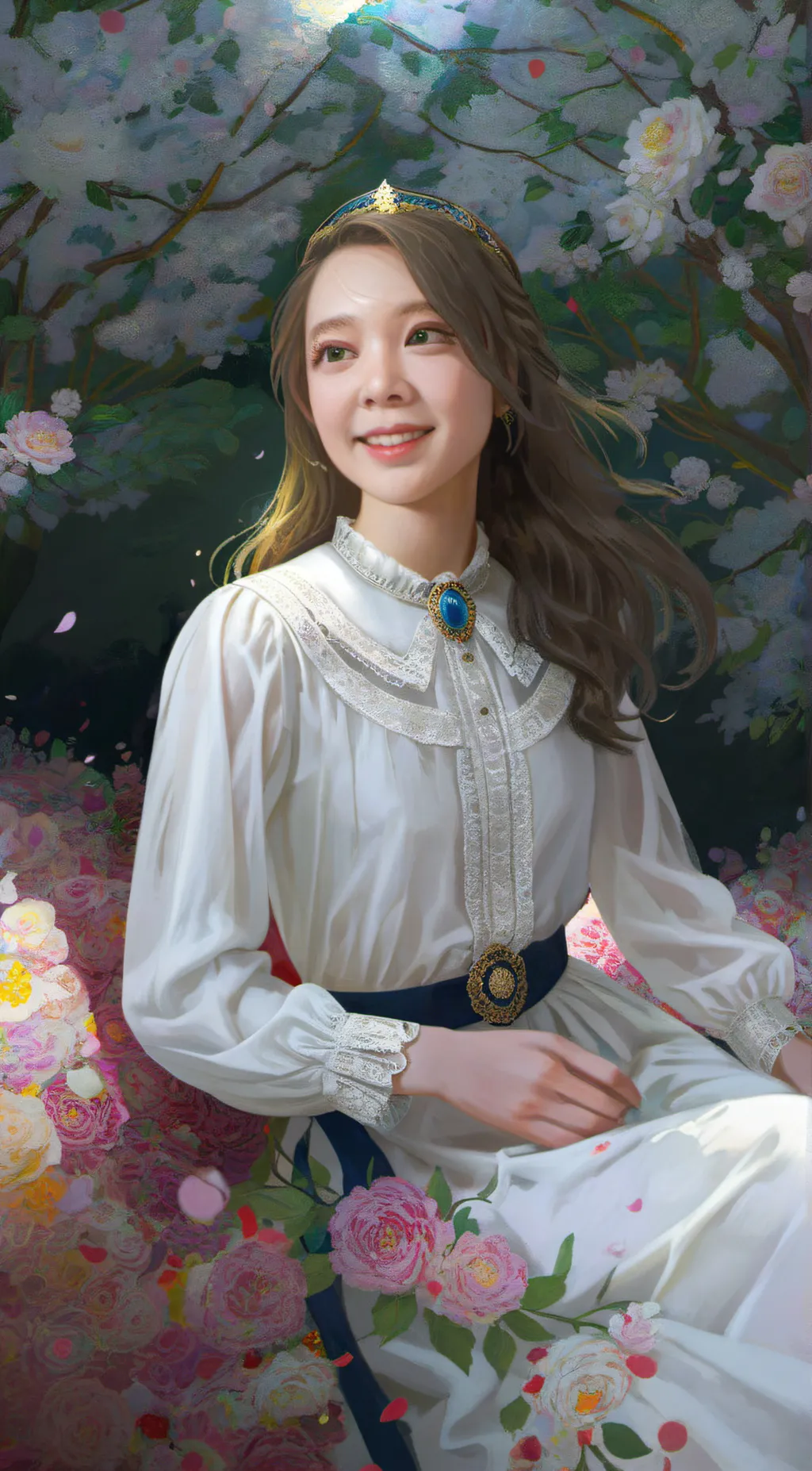 ai character: Victoria  background