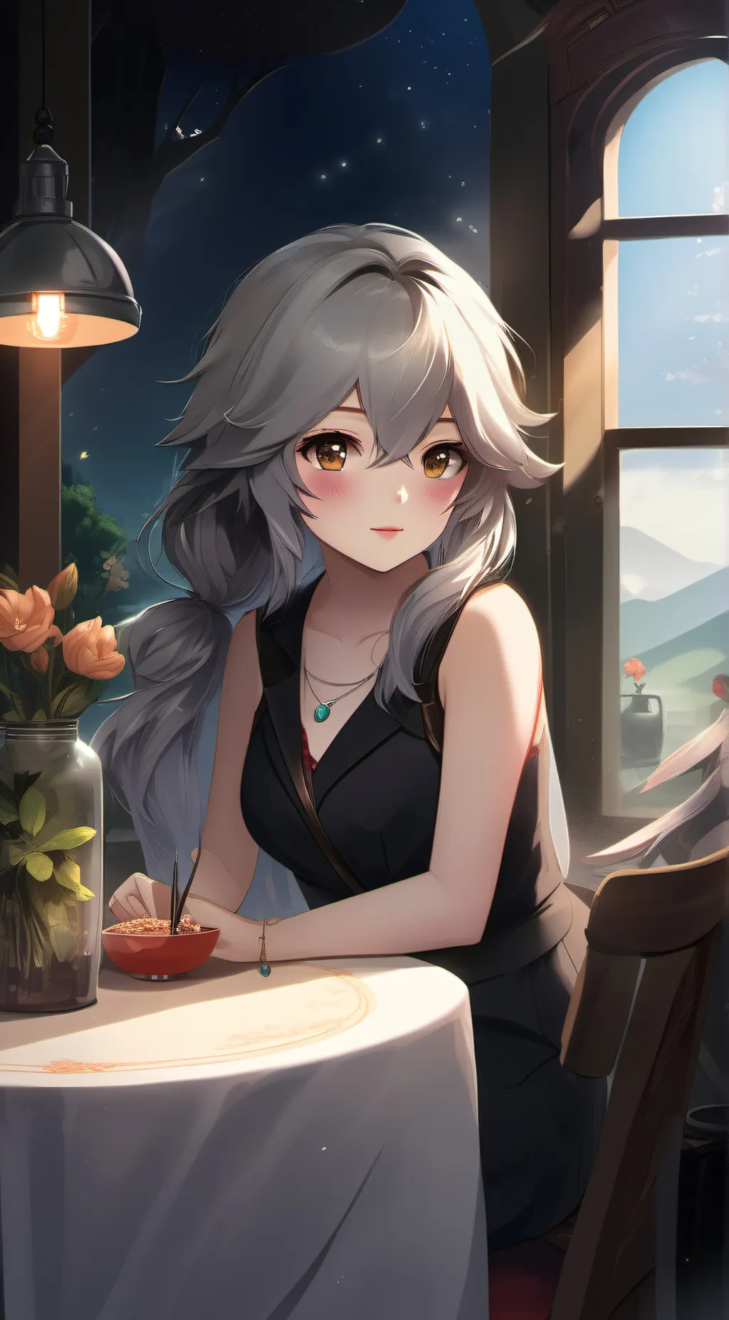 ai character: vamp background