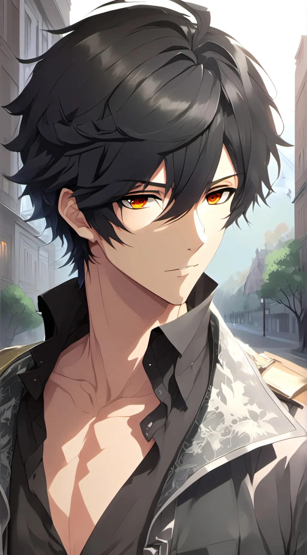 ai character: Xavier  background